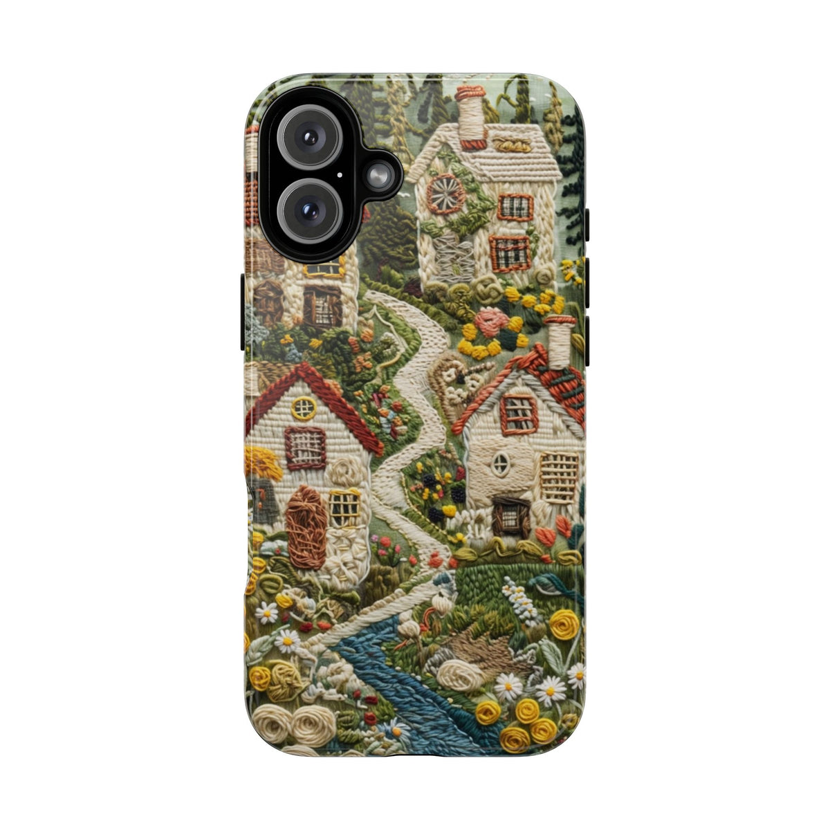 Cottagecore Garden Village Phone Case