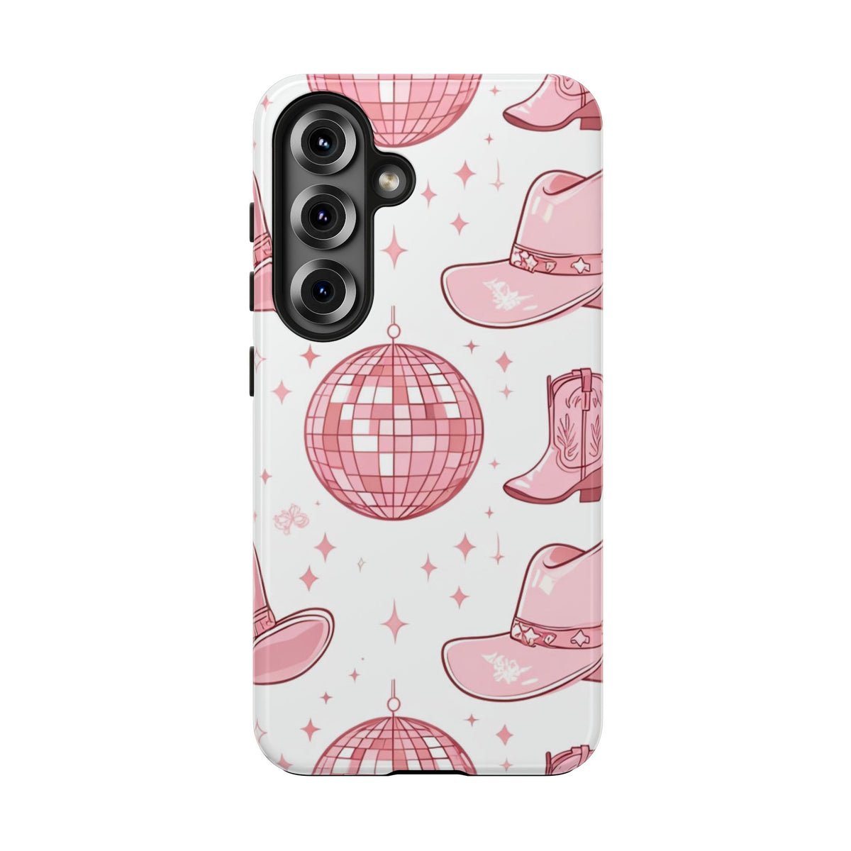 Pink Cowgirl Disco Phone Case