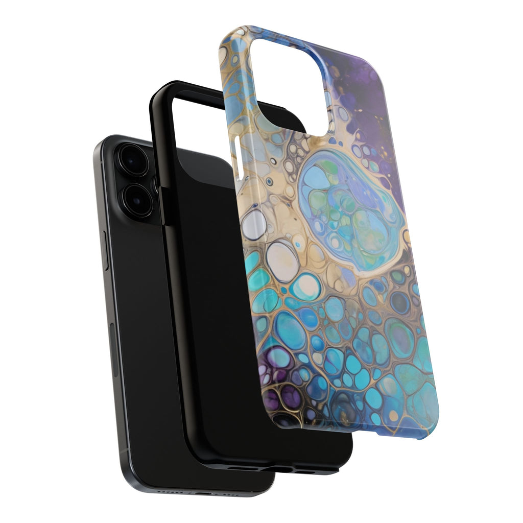 Abstract Ocean Bubble Tough Phone Case