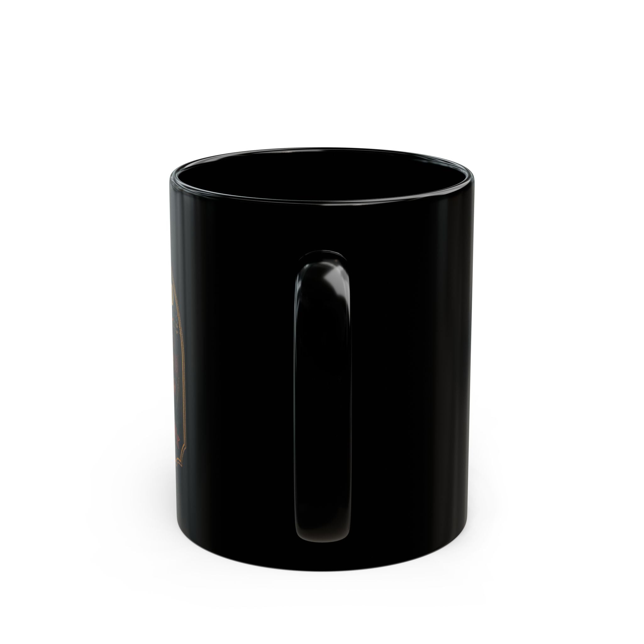 Camp Half-Blood Black Mug — Mythical Cabin & Campfire Coffee Cup (11oz/15oz)