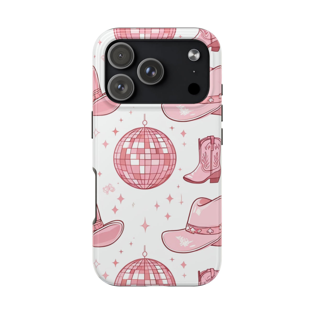 Pink Cowgirl Disco Phone Case
