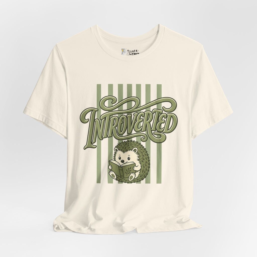 Introverted Hedgehog Tee — Cute Introvert Shirt
