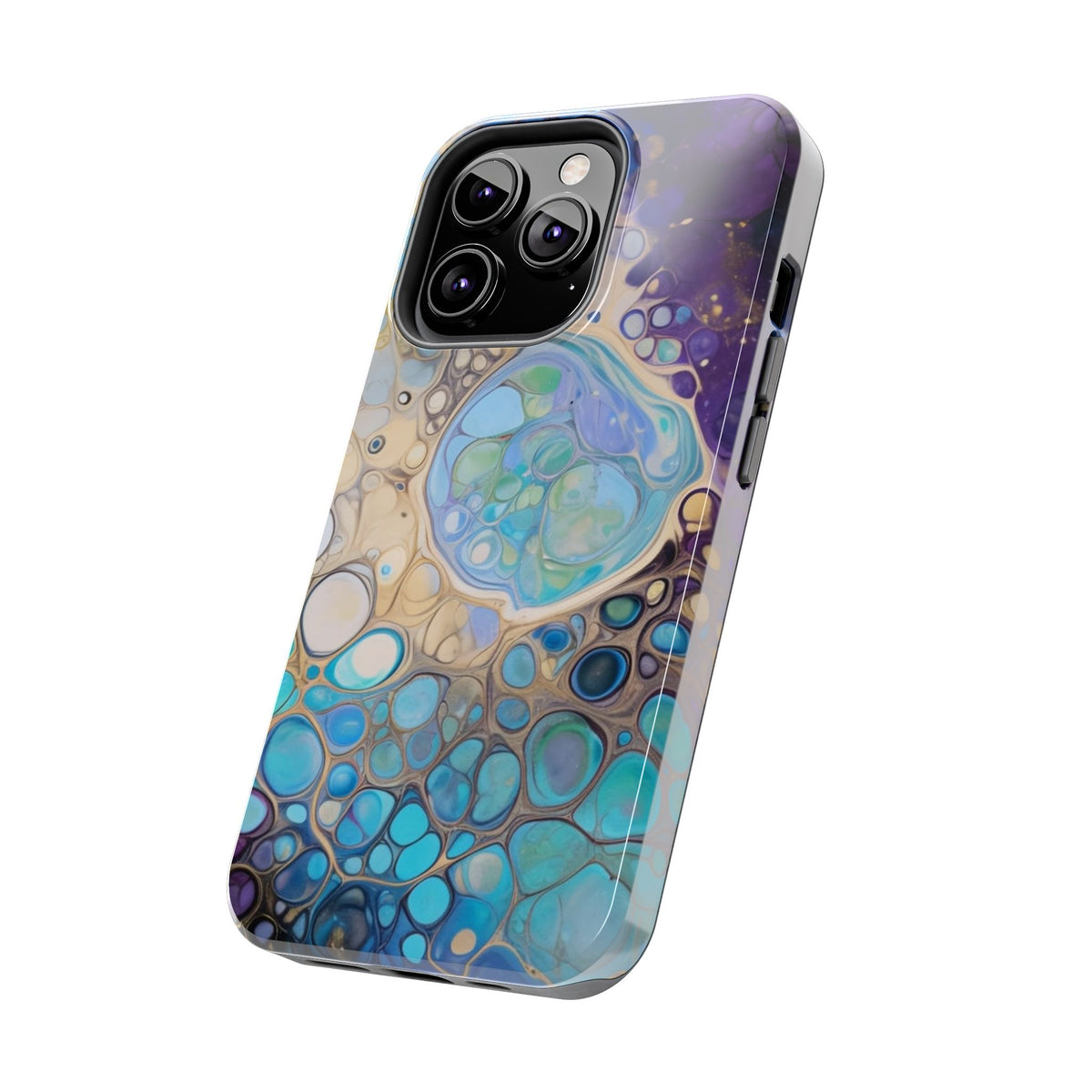 Abstract Ocean Bubble Tough Phone Case