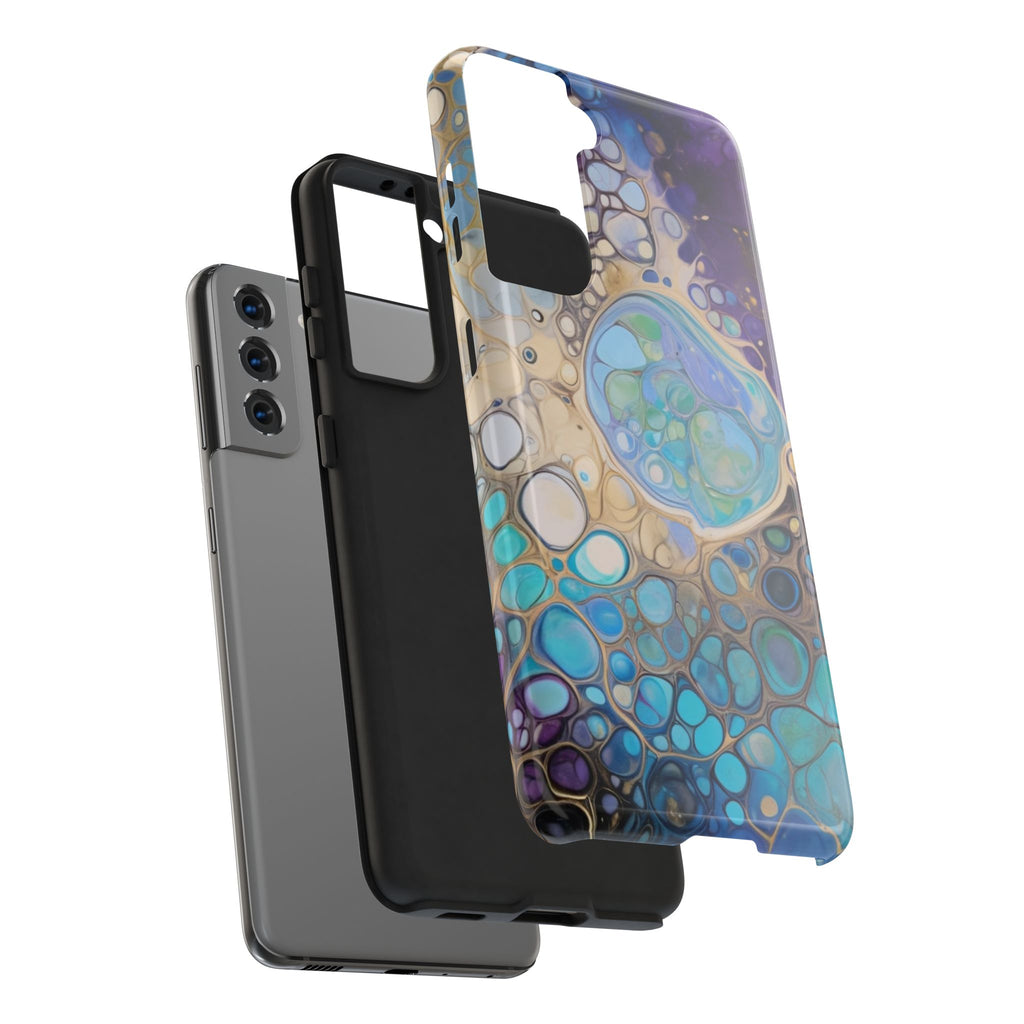 Abstract Ocean Bubble Tough Phone Case