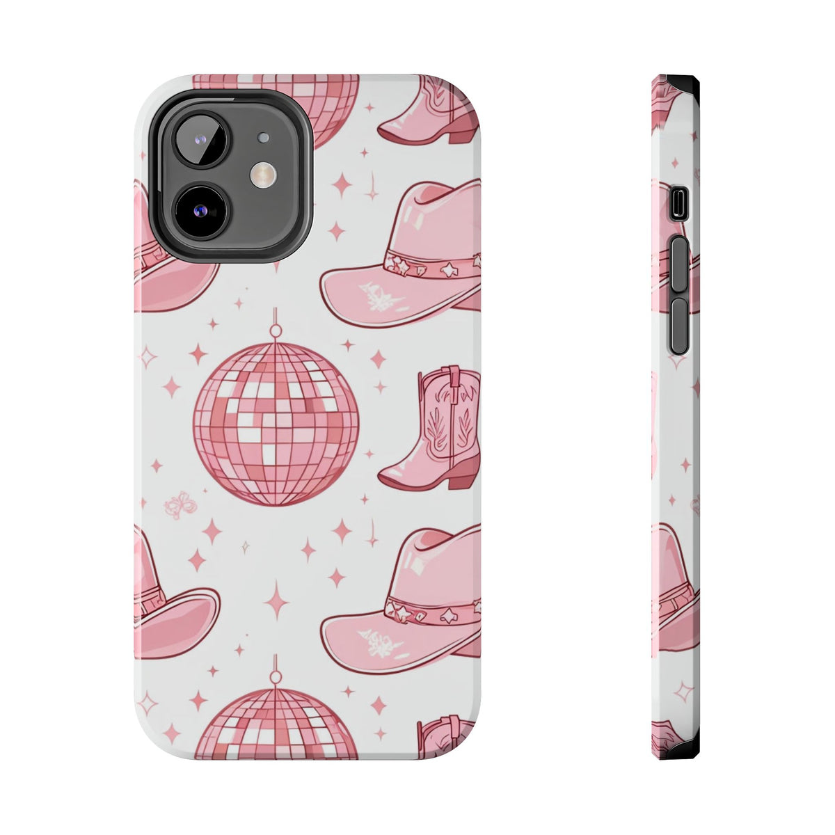 Pink Cowgirl Disco Phone Case