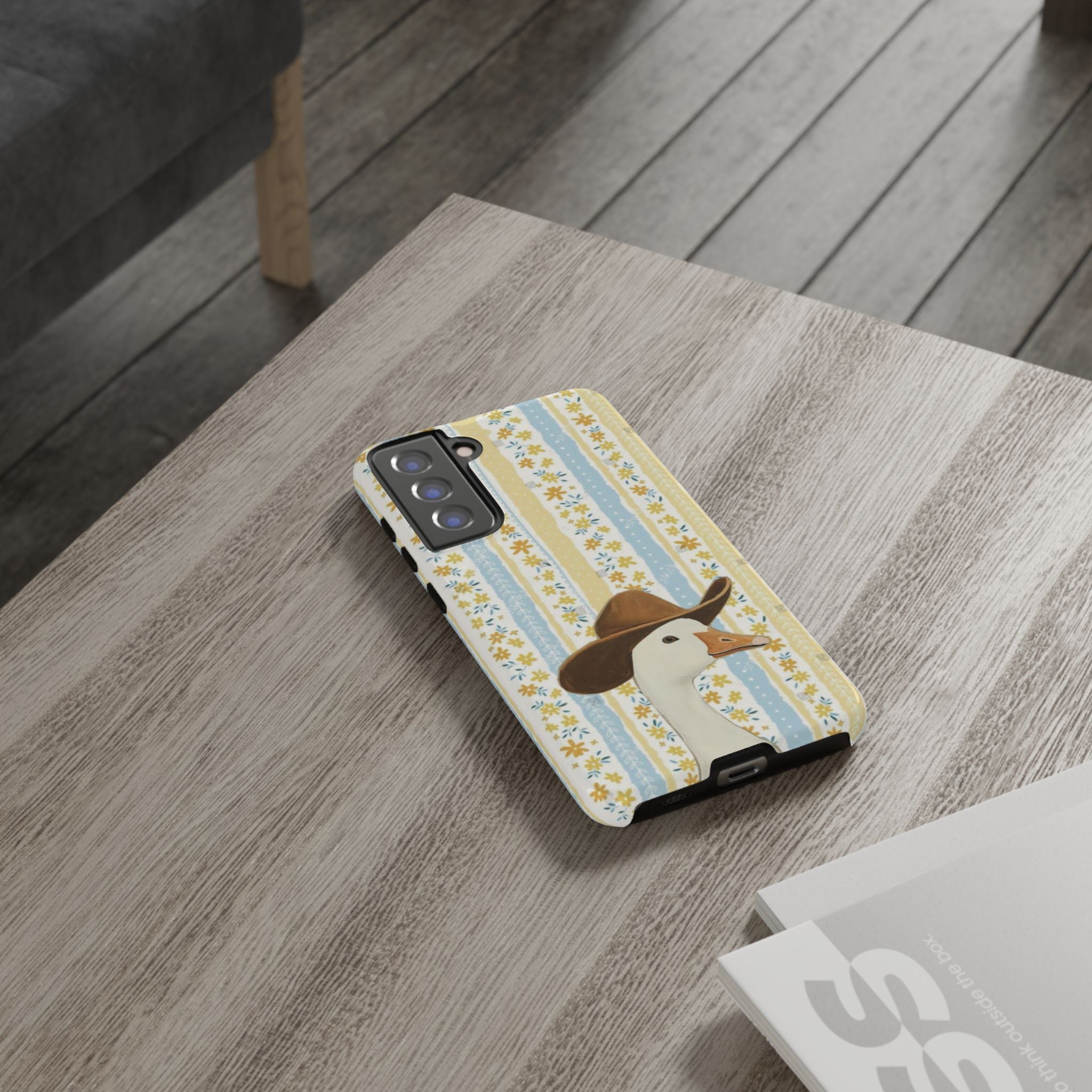 Goose Cowboy Phone Case – Cute Country Floral iPhone Cover
