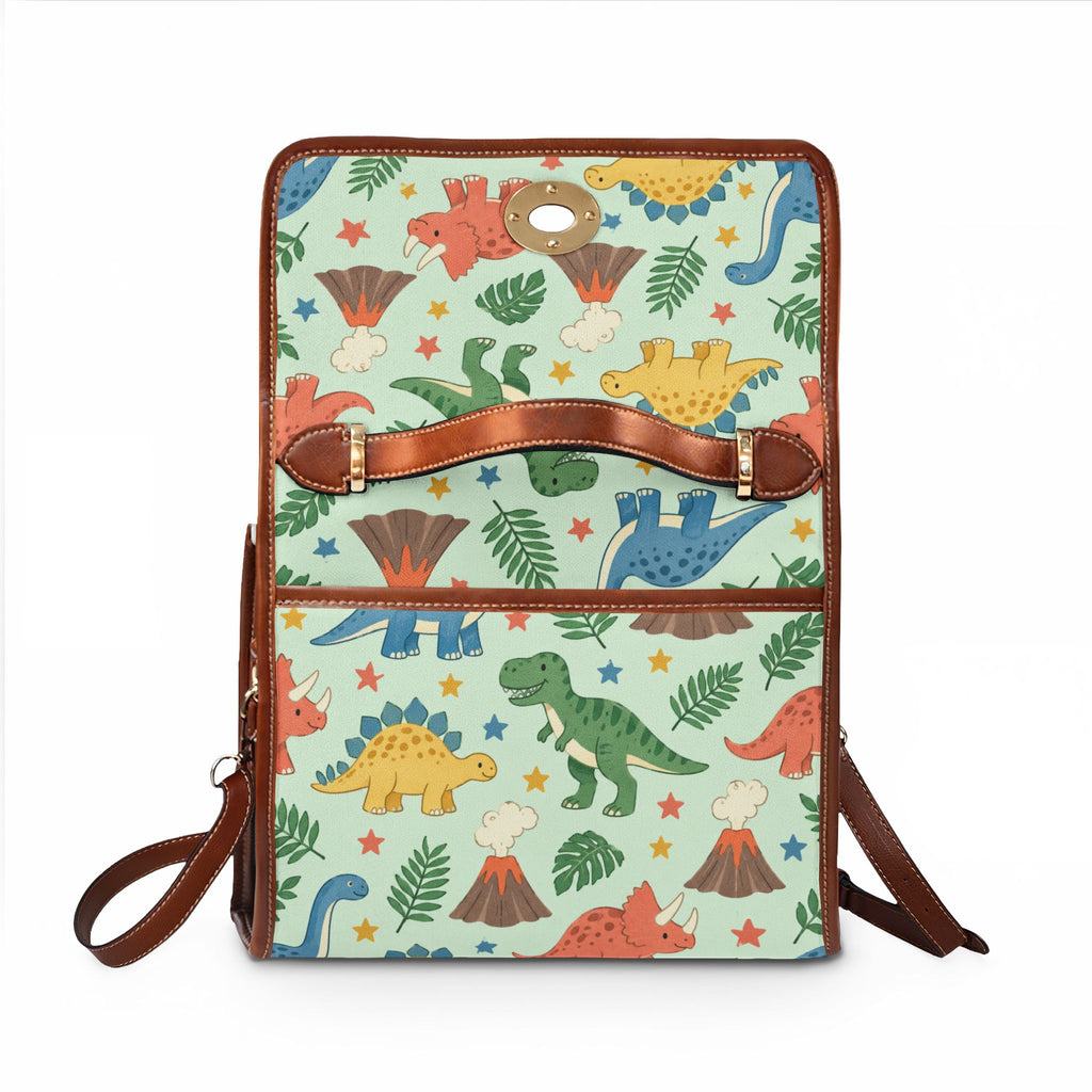 Dinosaur Adventure Canvas Crossbody Bag