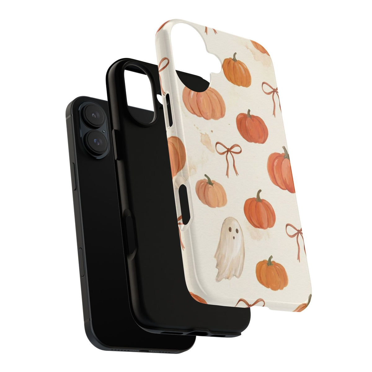 Autumn Pumpkin Ghost Tough Phone Case