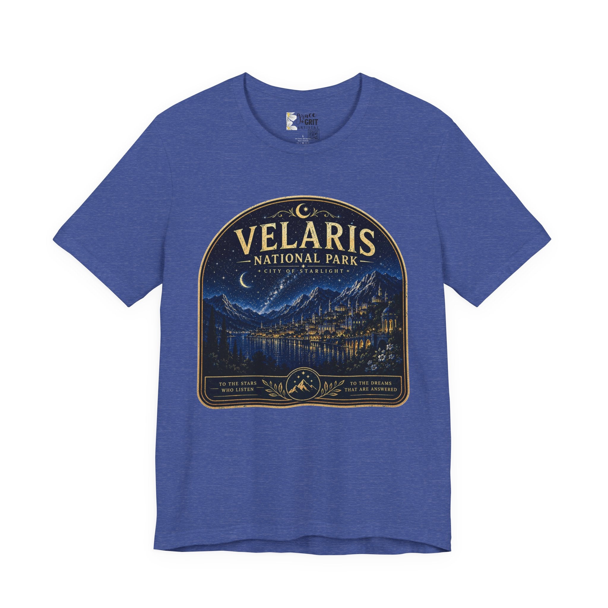 Velaris National Park Tee — Nighttime Cityscape Graphic Shirt