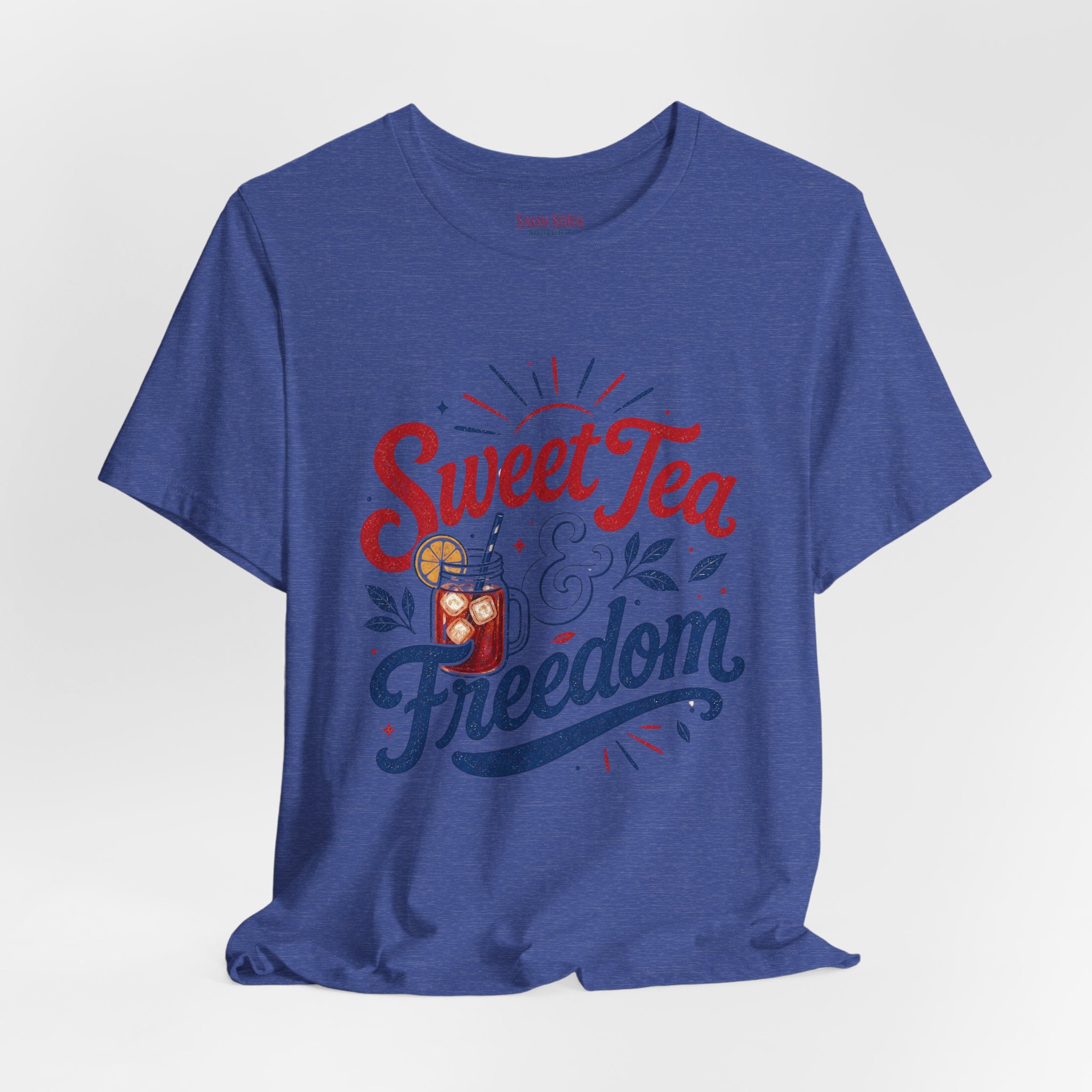 Sweet Tea & Freedom T-Shirt — Patriotic Southern Summer Tee