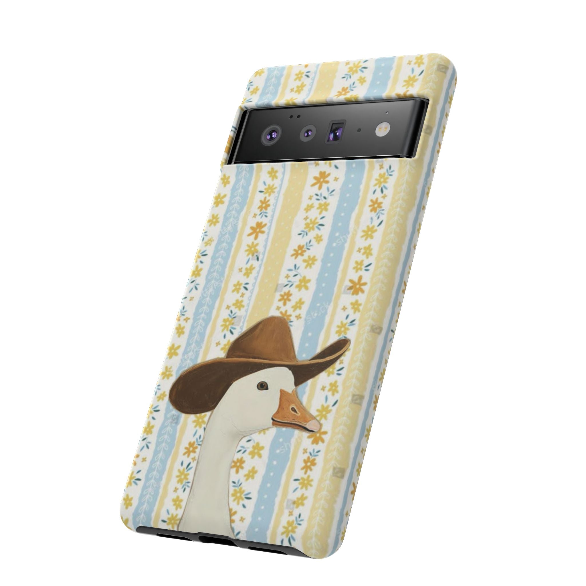 Goose Cowboy Phone Case – Cute Country Floral iPhone Cover