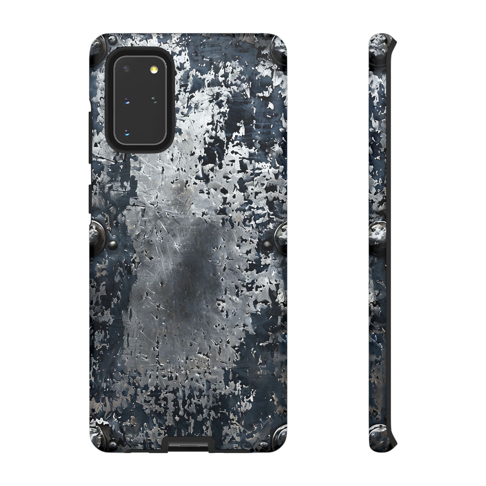 Rugged Rusted Metal Phone Case — Industrial Distressed Armor for iPhone