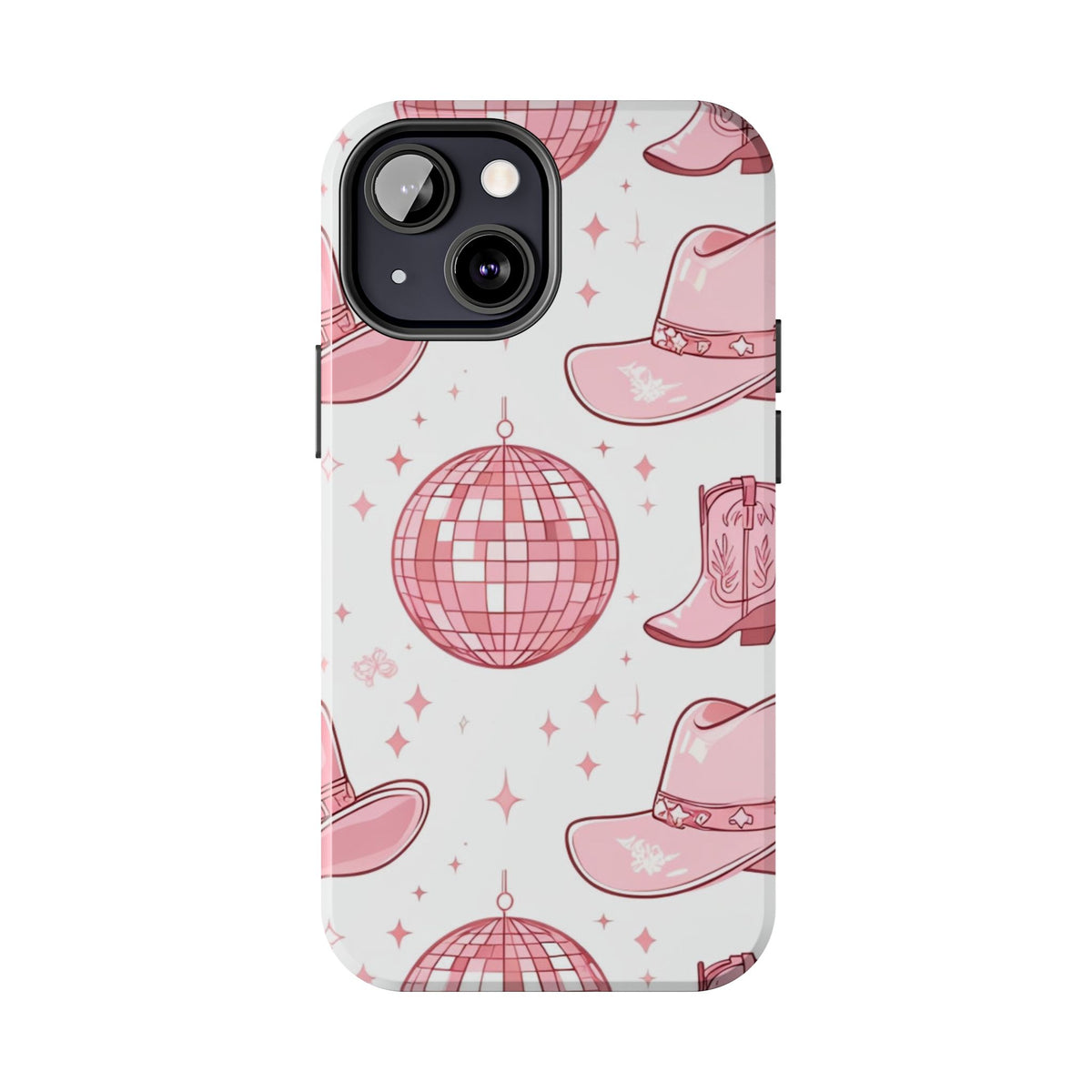 Pink Cowgirl Disco Phone Case