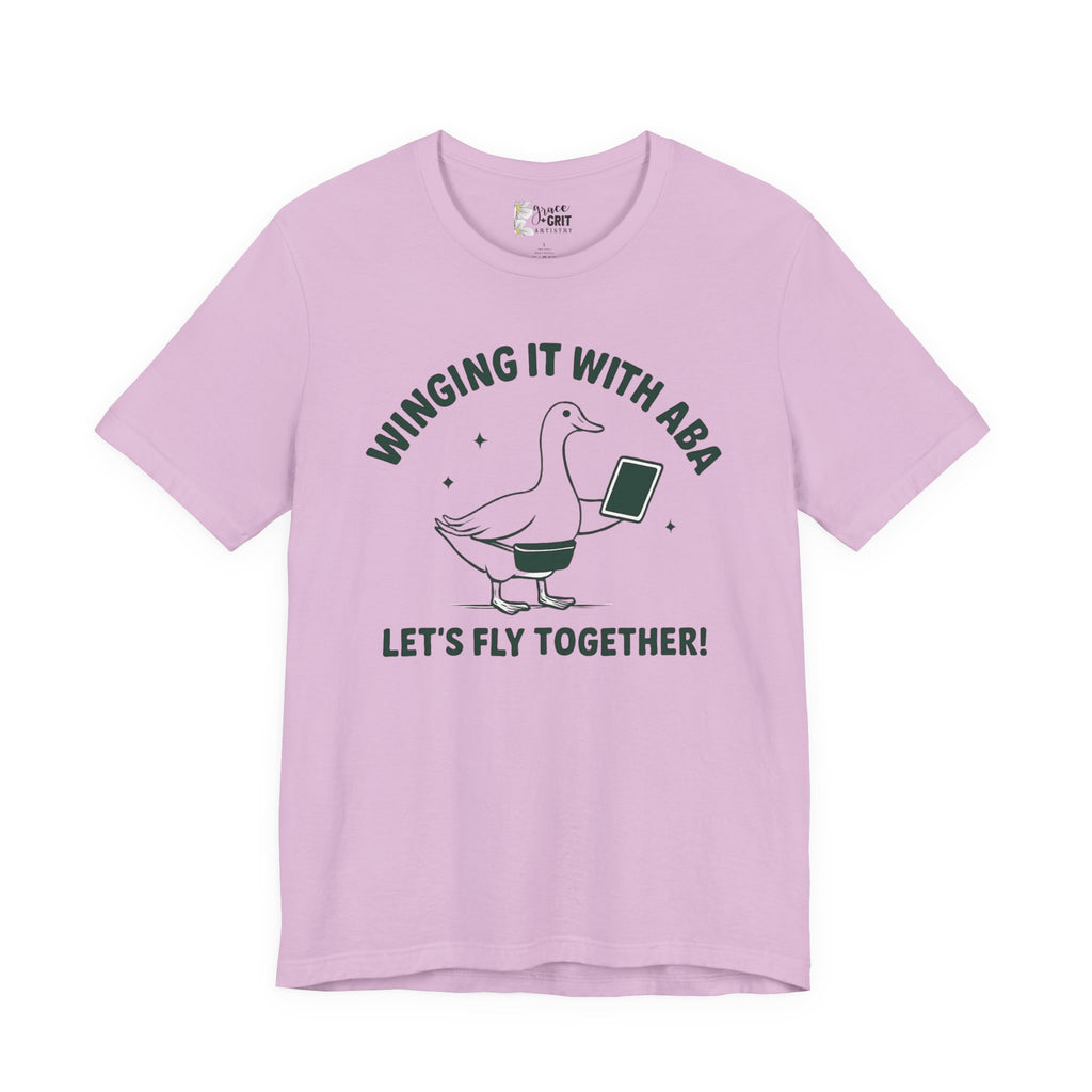 Winging It With ABA Goose Tee | Let's Fly Together T-Shirt