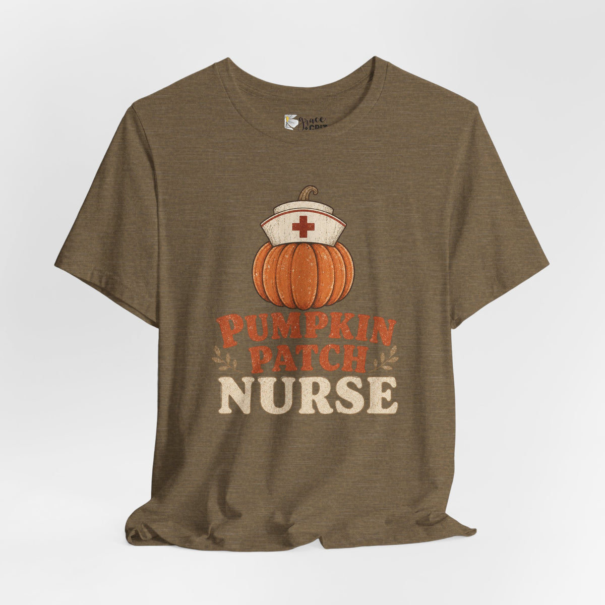 Pumpkin Patch Nurse T-Shirt — Fall Halloween Nurse Tee