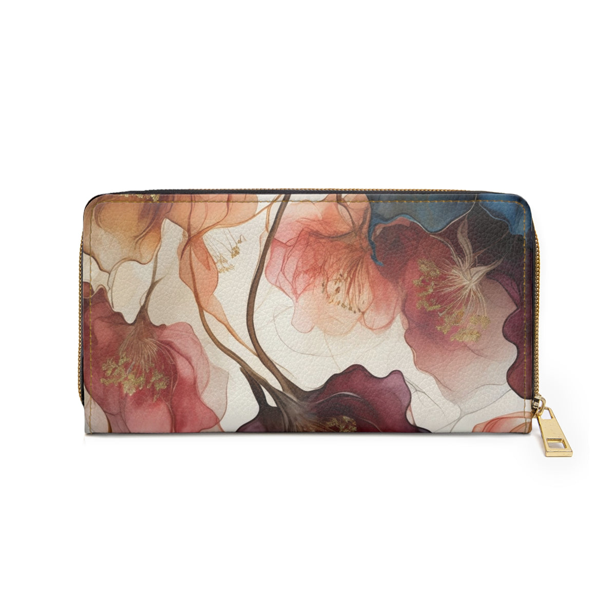 Floral Garden Zipper Wallet