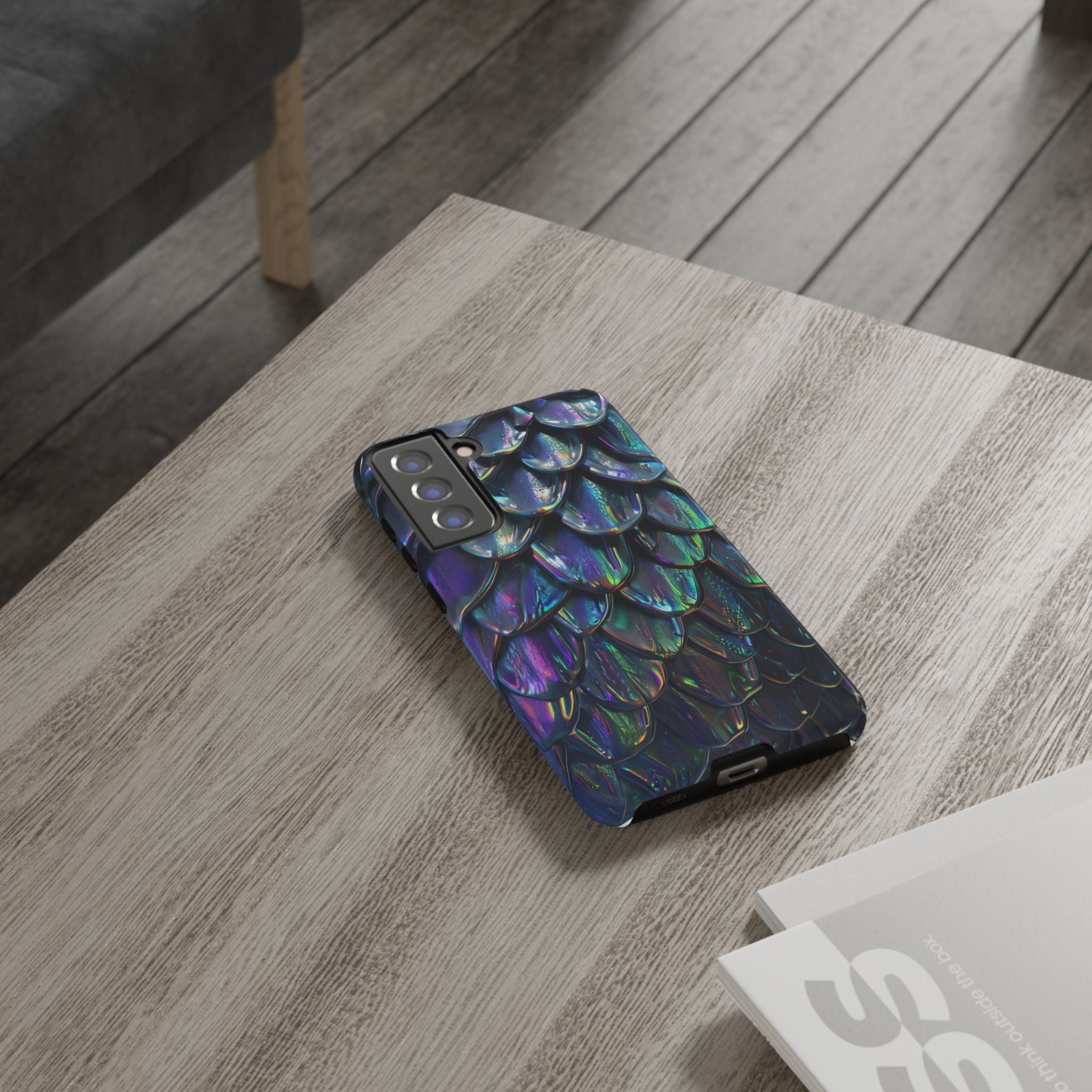 Dragon Scale Phone Case — Iridescent Dragon Scale Tough Case