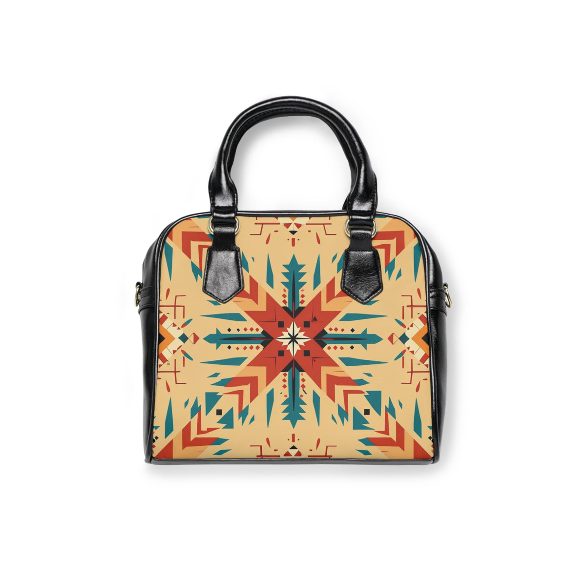 Southwestern Geometric Pattern Shoulder Handbag