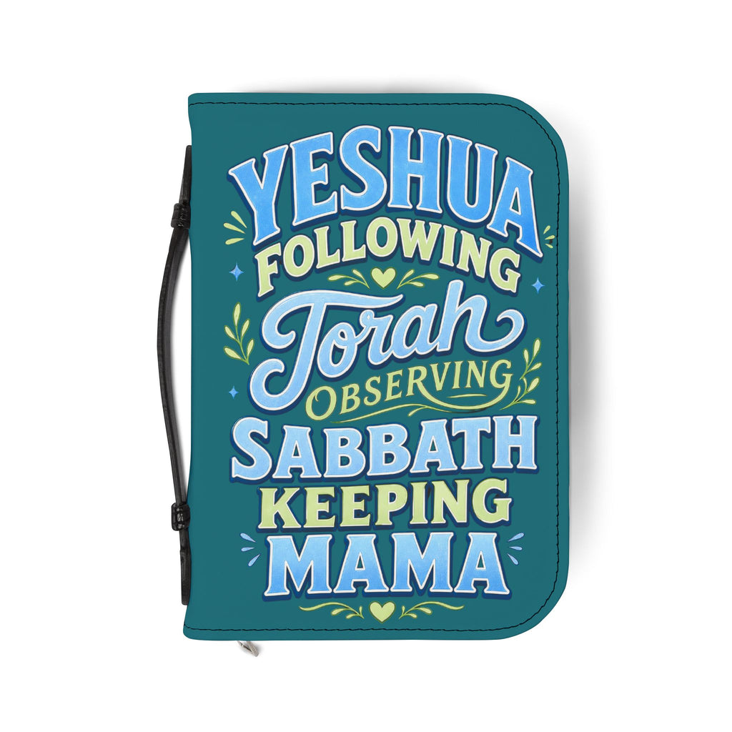 Bible Cover — "Yeshua Following Torah Observing Sabbath Keeping Mama" Zippered Bible Case