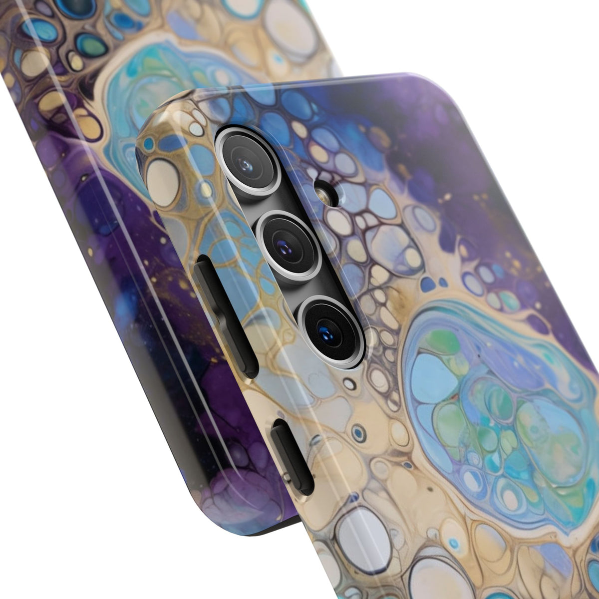 Abstract Ocean Bubble Tough Phone Case