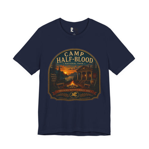 Camp Half-Blood Graphic Tee — Vintage National Park Percy Jackson Shirt