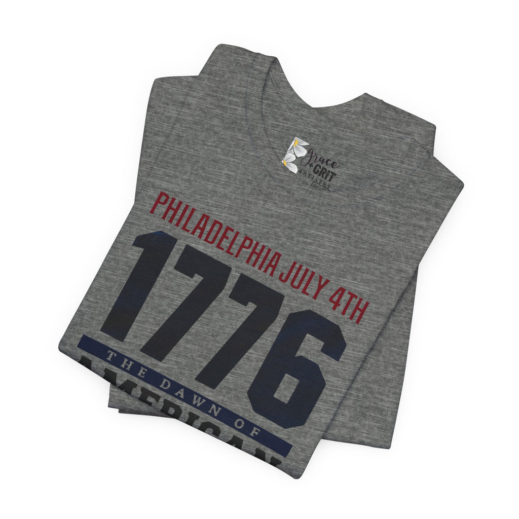 1776 American Freedom Tee — Philadelphia July 4th Patriotic T-Shirt