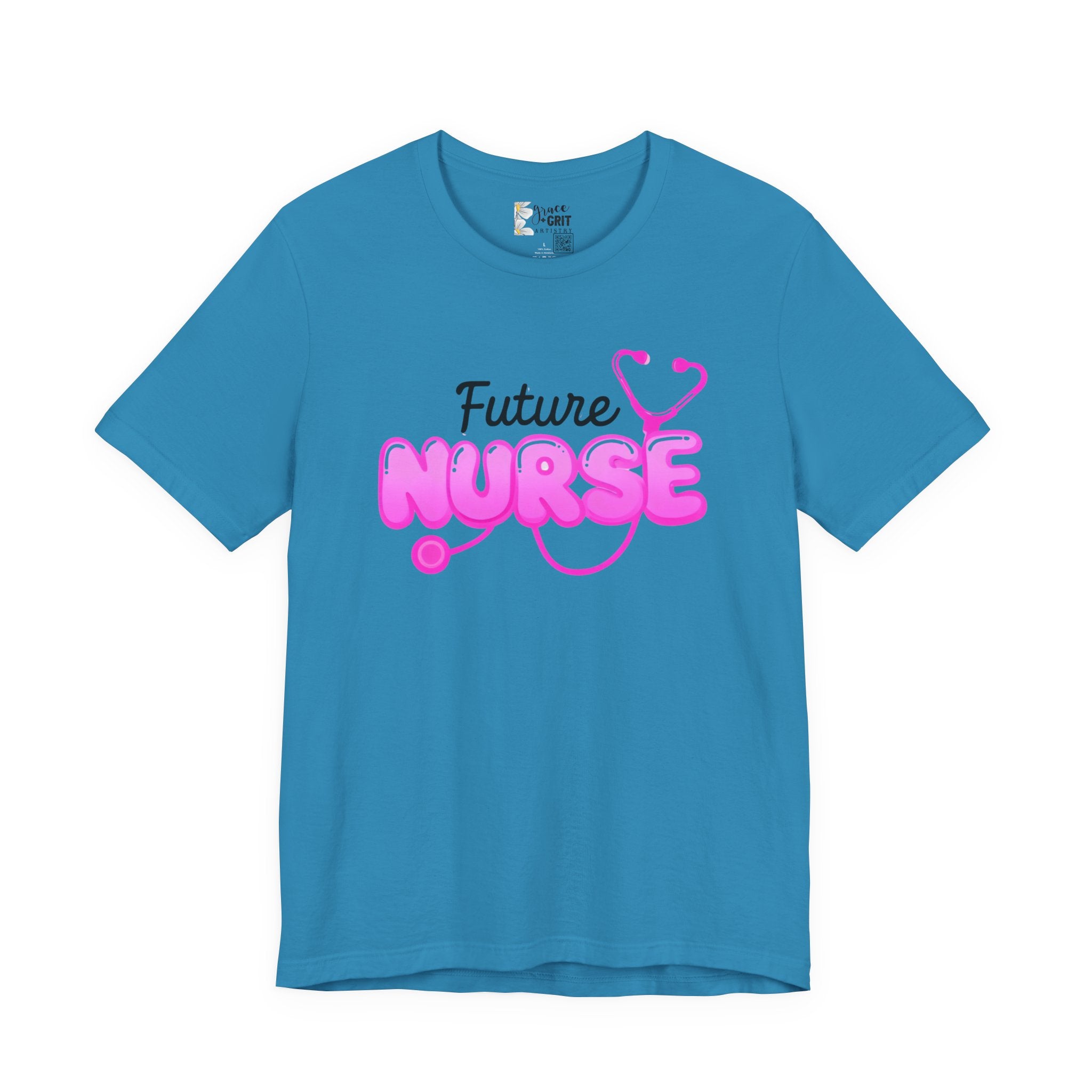 Future Nurse T-Shirt – Pink Stethoscope Nursing Student Tee