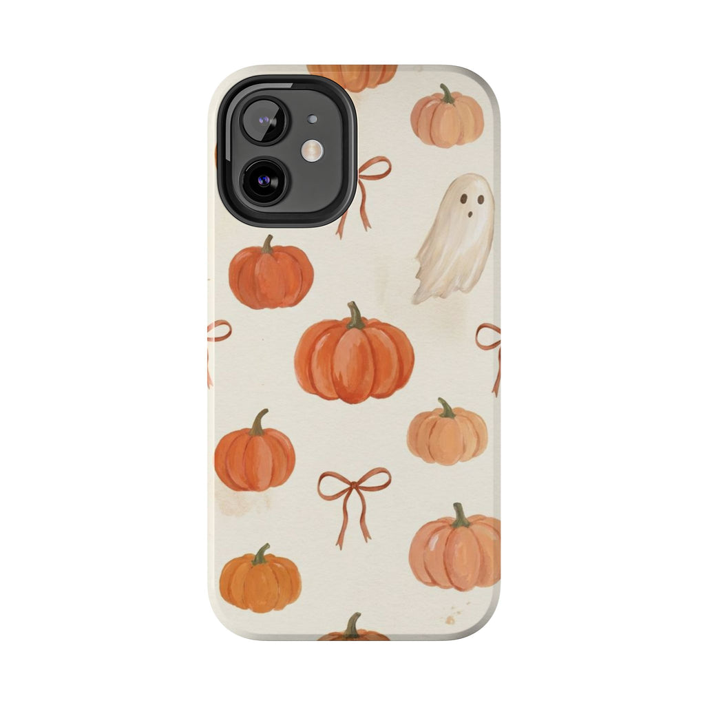 Pumpkin Ghost Phone Case – Cute Halloween Fall Pattern