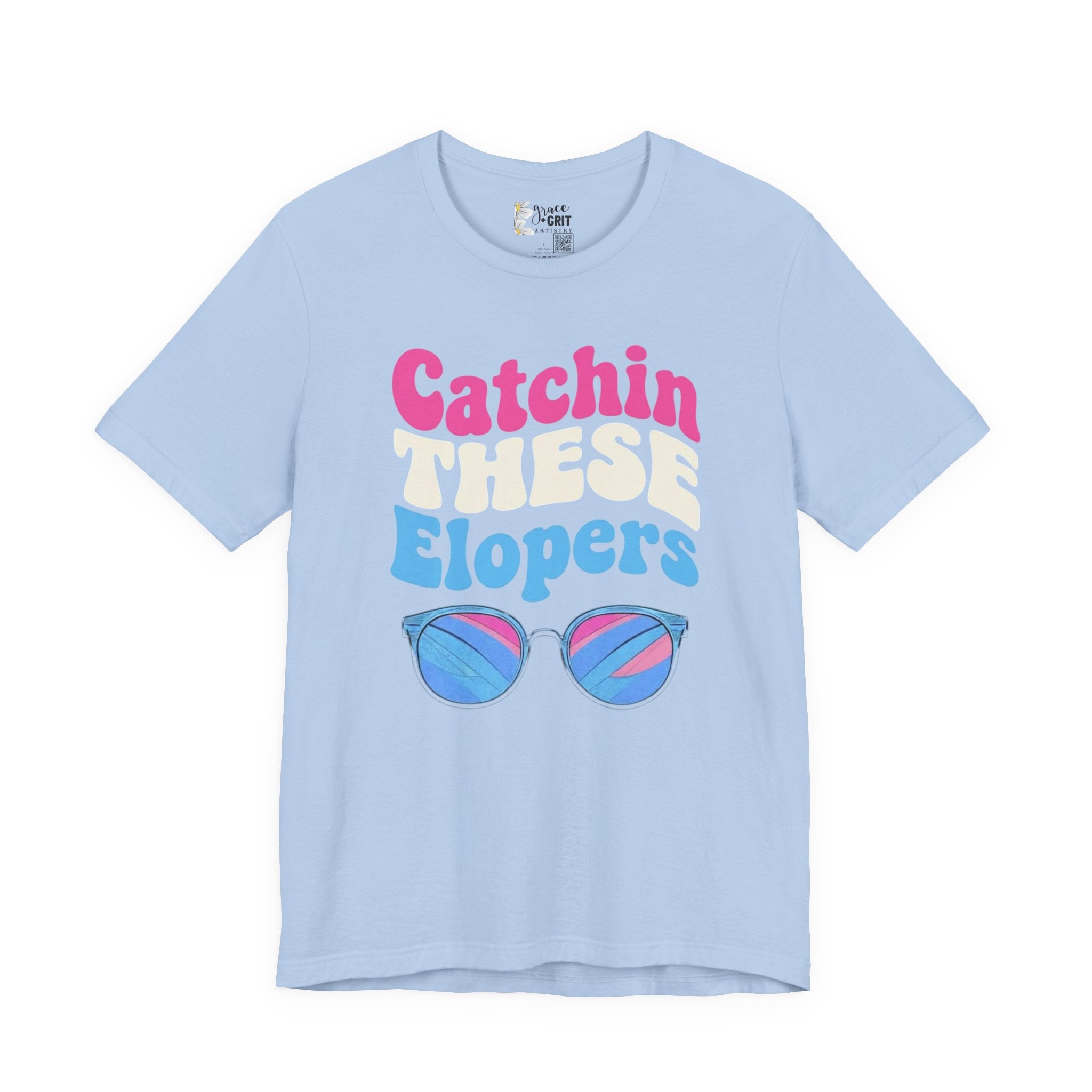Catchin These Elopers T-Shirt | Sunglasses Beach Elopement Tee