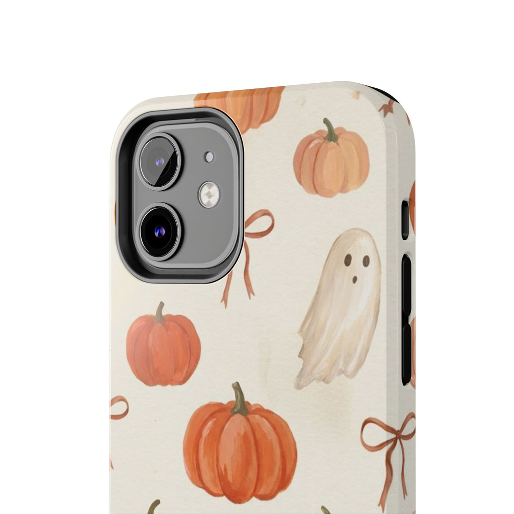 Pumpkin Ghost Phone Case – Cute Halloween Fall Pattern