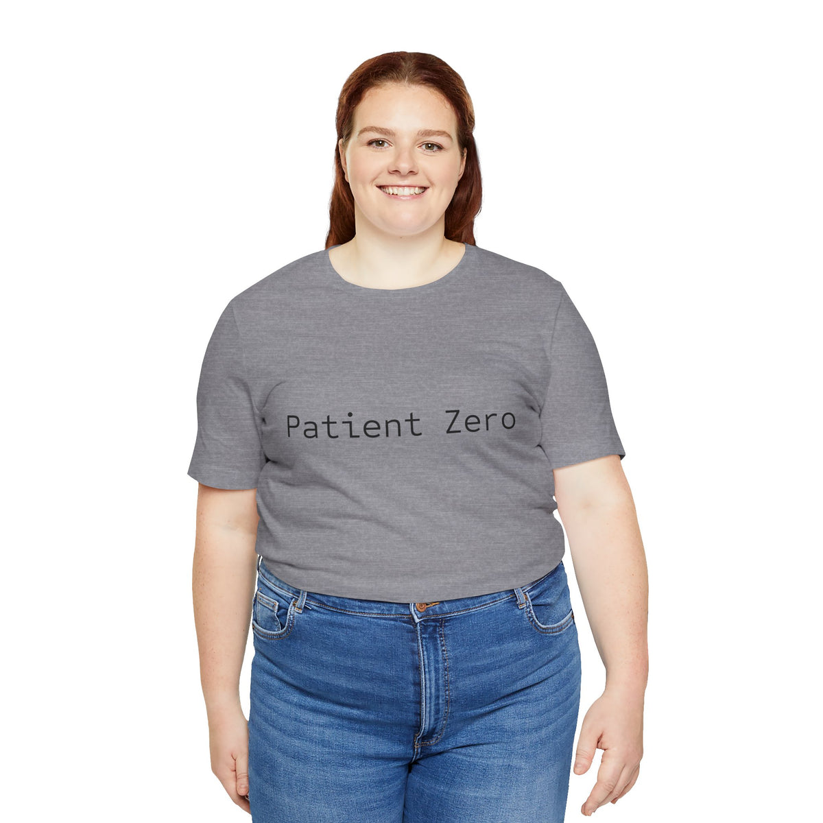 Patient Zero T-Shirt — Minimalist Text Tee