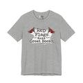 T-Shirt — "Red Flags Make Great Books" Literary Humor Tee