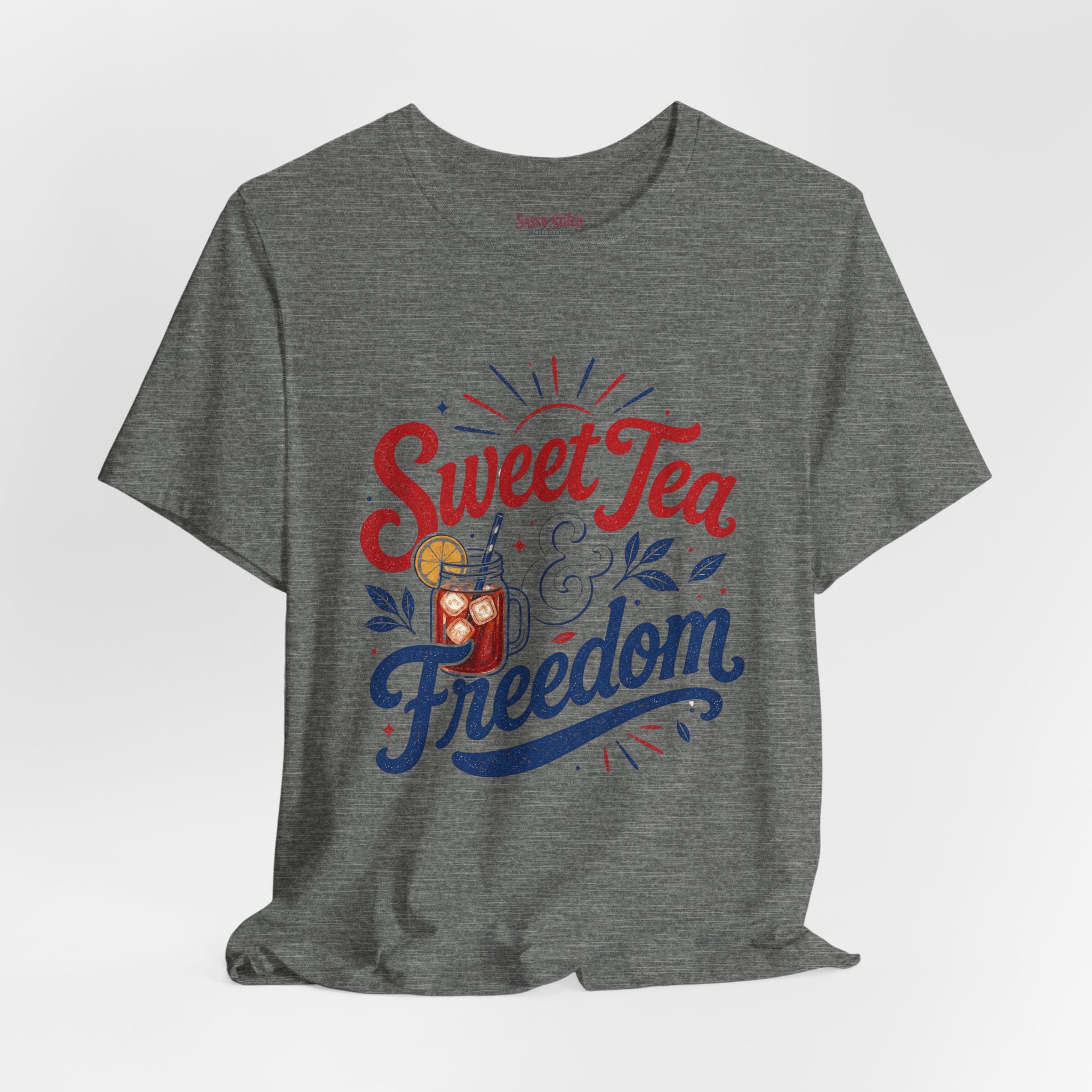 Sweet Tea & Freedom T-Shirt — Patriotic Southern Summer Tee