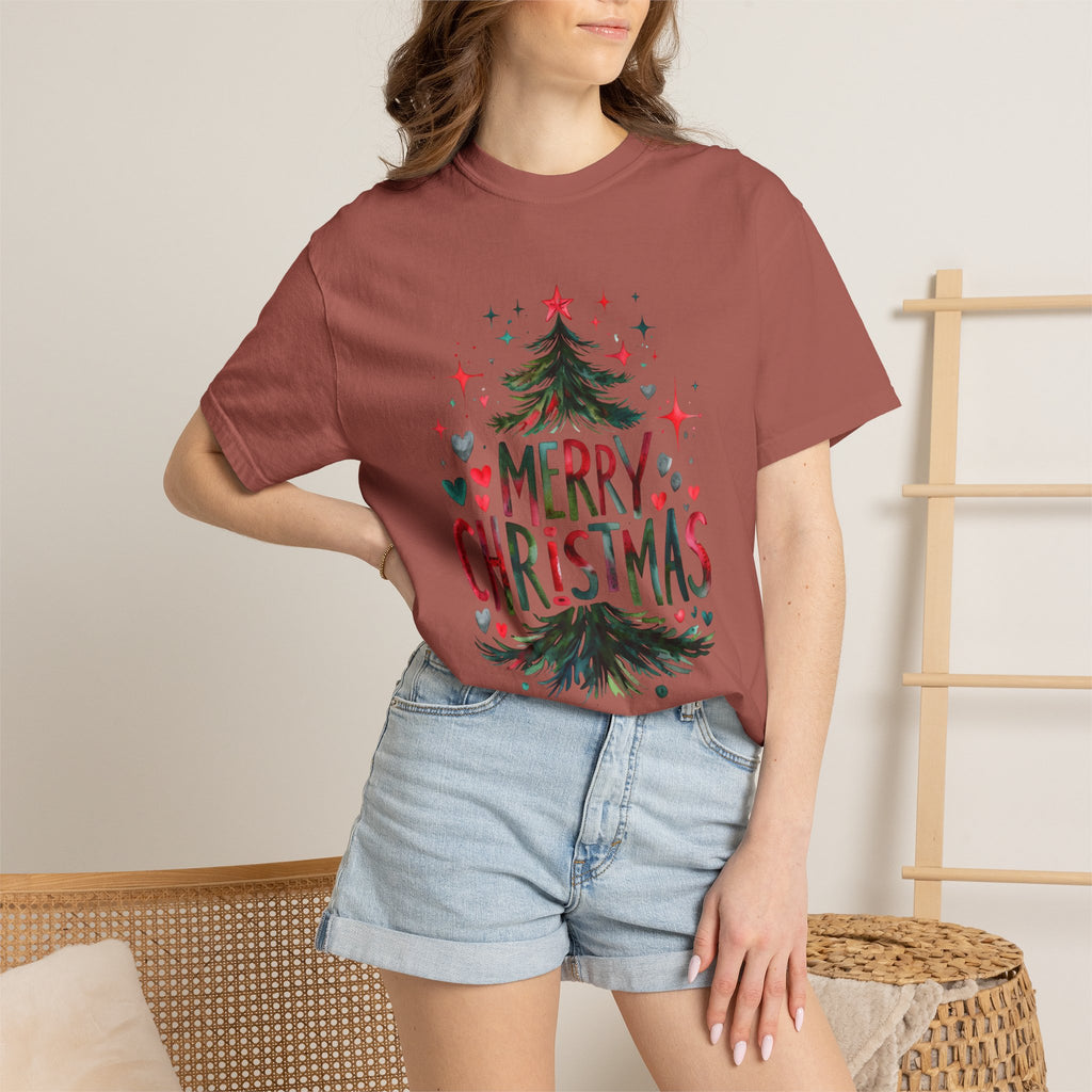 Merry Christmas Christmas Tree T-Shirt