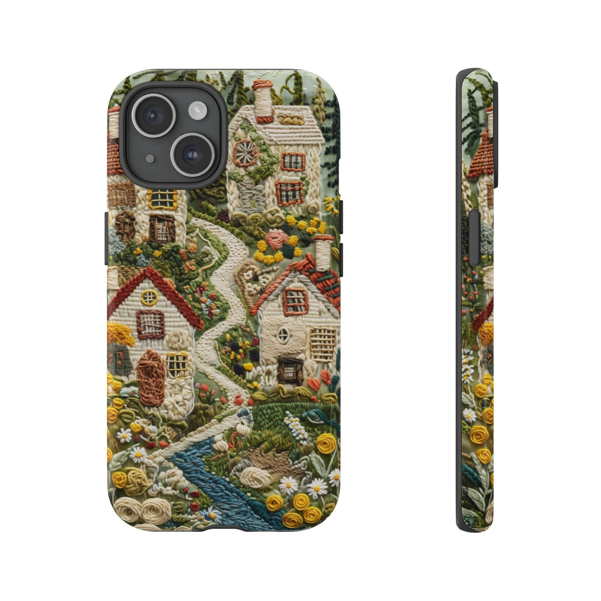 Cottagecore Garden Village Phone Case