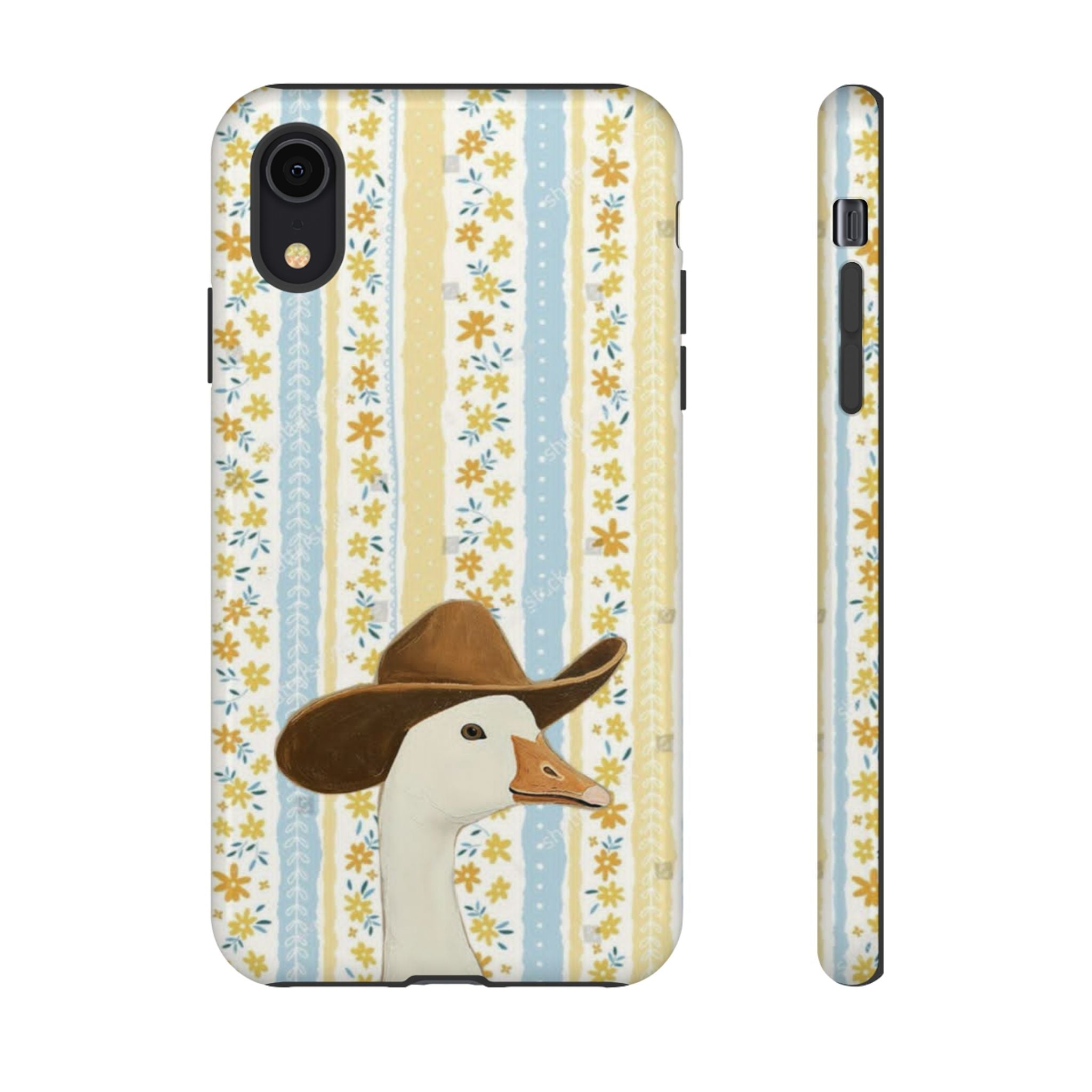 Goose Cowboy Phone Case – Cute Country Floral iPhone Cover