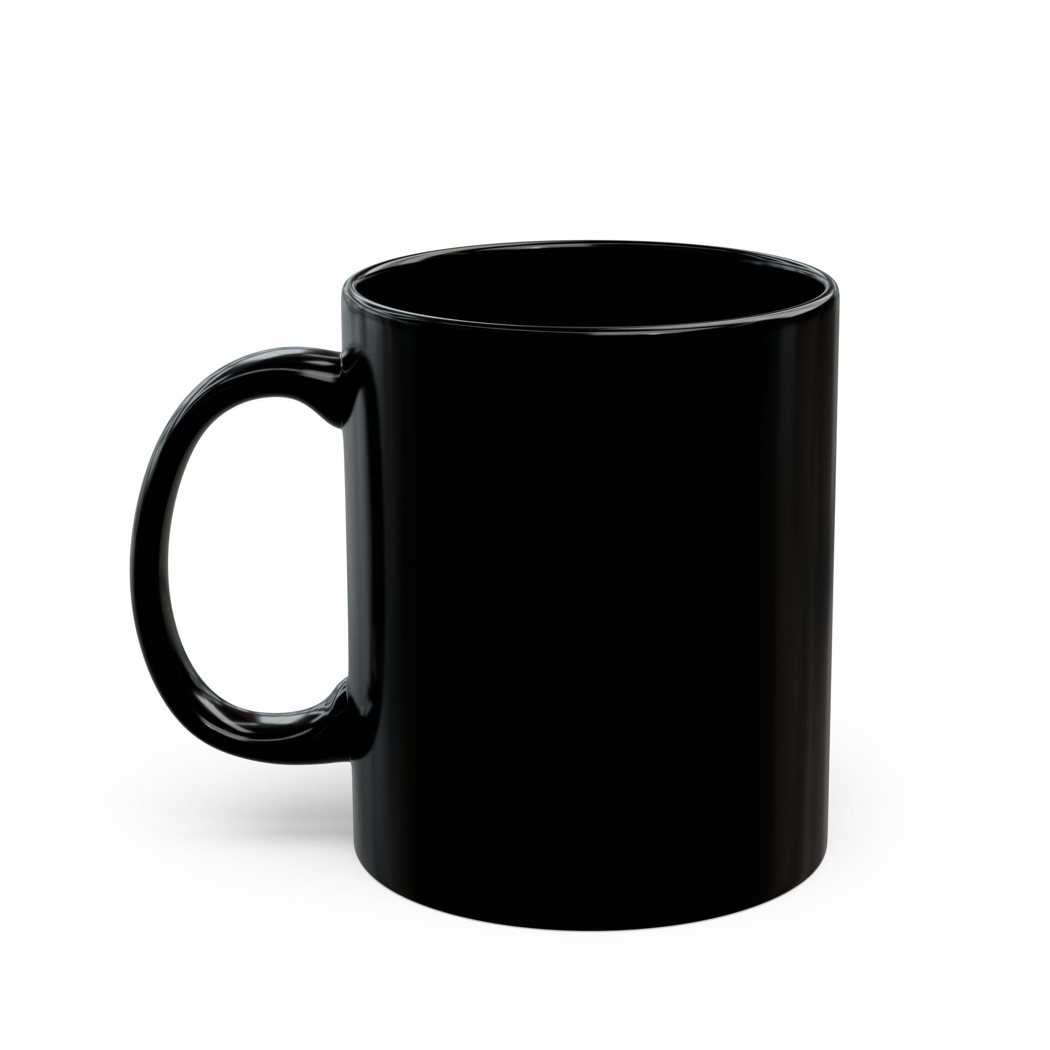 Velaris National Park Mug — Black Coffee Cup with Night Sky Cityscape