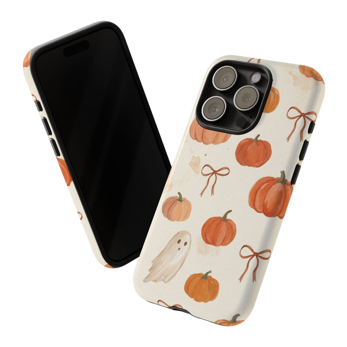 Autumn Pumpkin Ghost Tough Phone Case