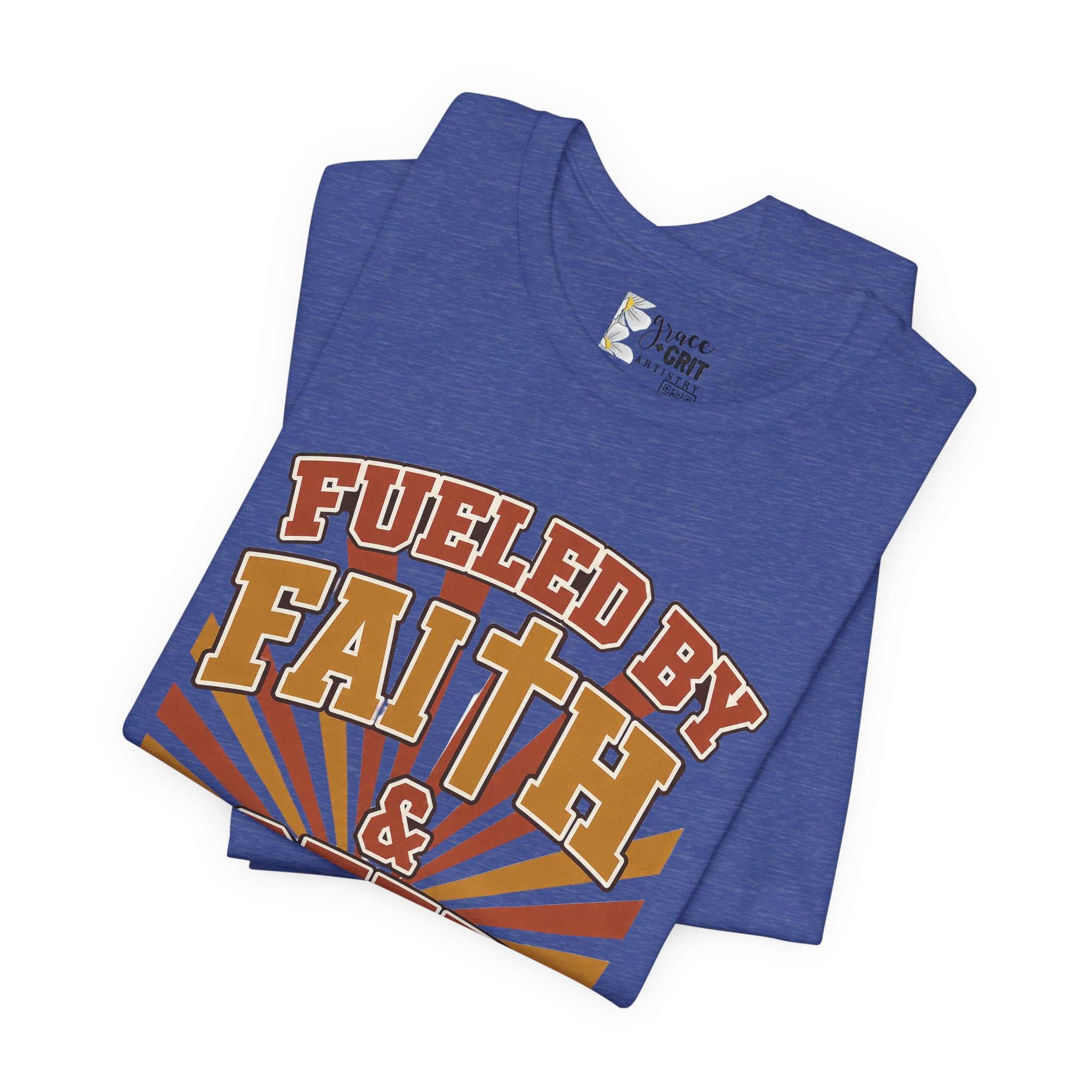 Fueled by Faith & Coffee T-Shirt — Christian Coffee Lovers Tee