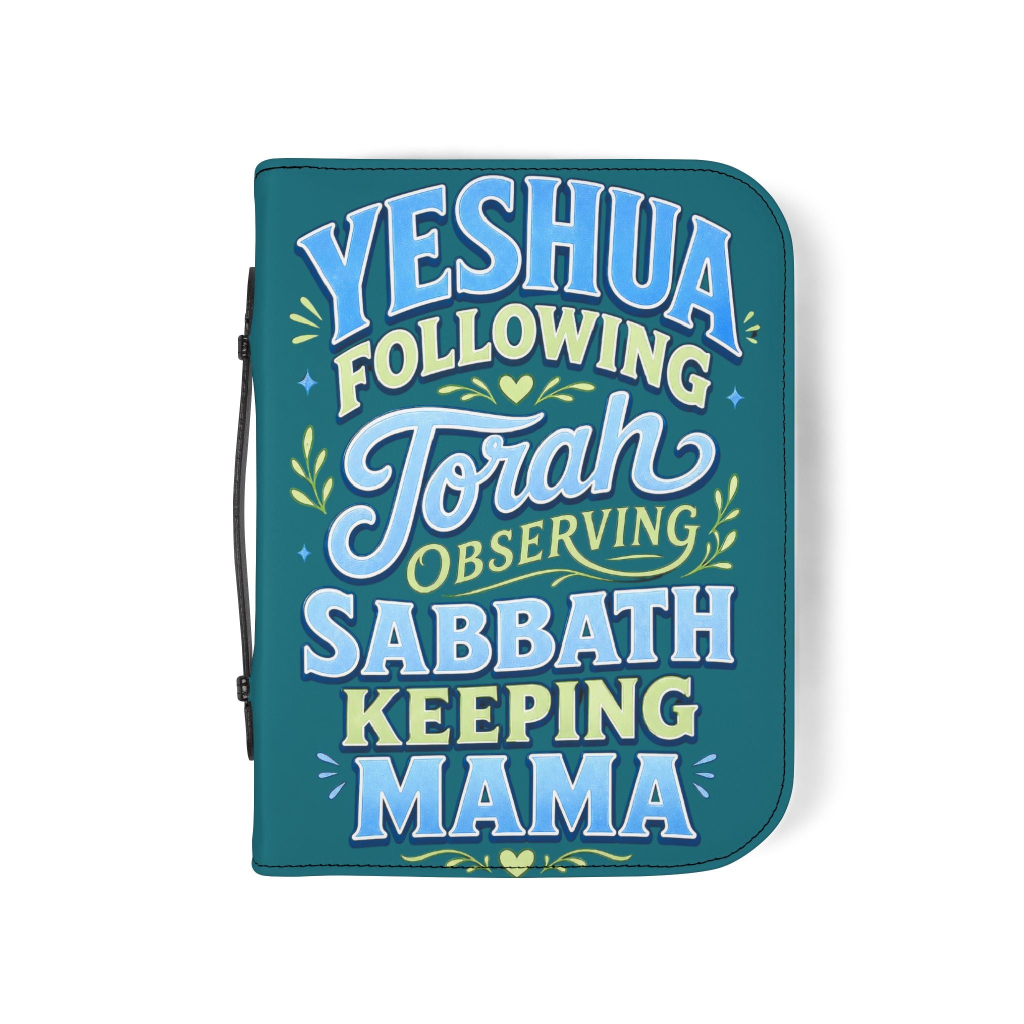 Bible Cover — "Yeshua Following Torah Observing Sabbath Keeping Mama" Zippered Bible Case