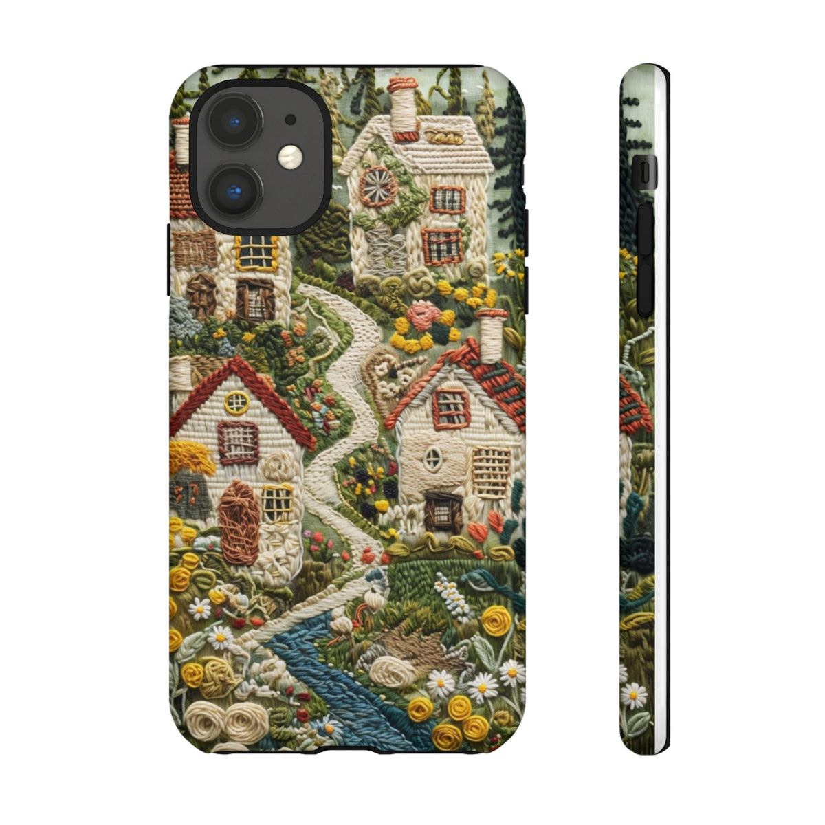 Cottagecore Garden Village Phone Case