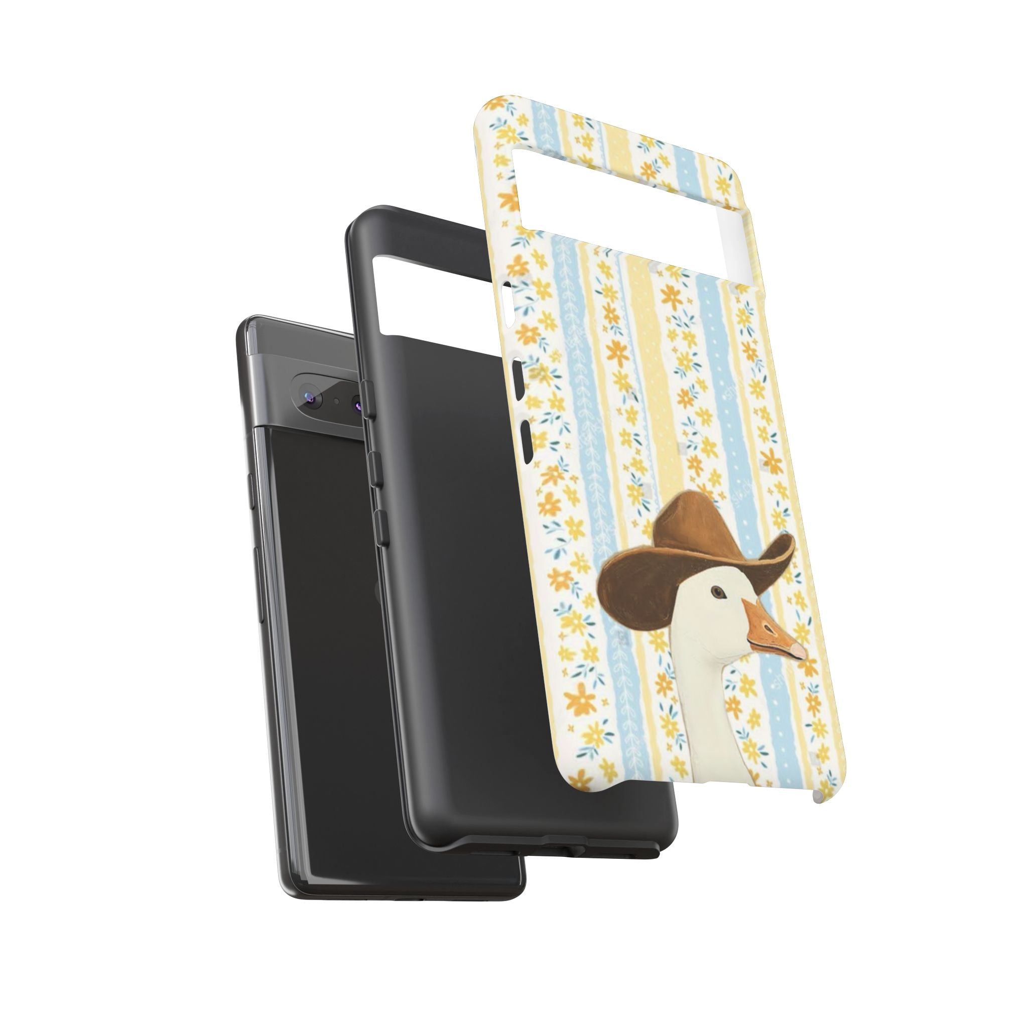 Goose Cowboy Phone Case – Cute Country Floral iPhone Cover