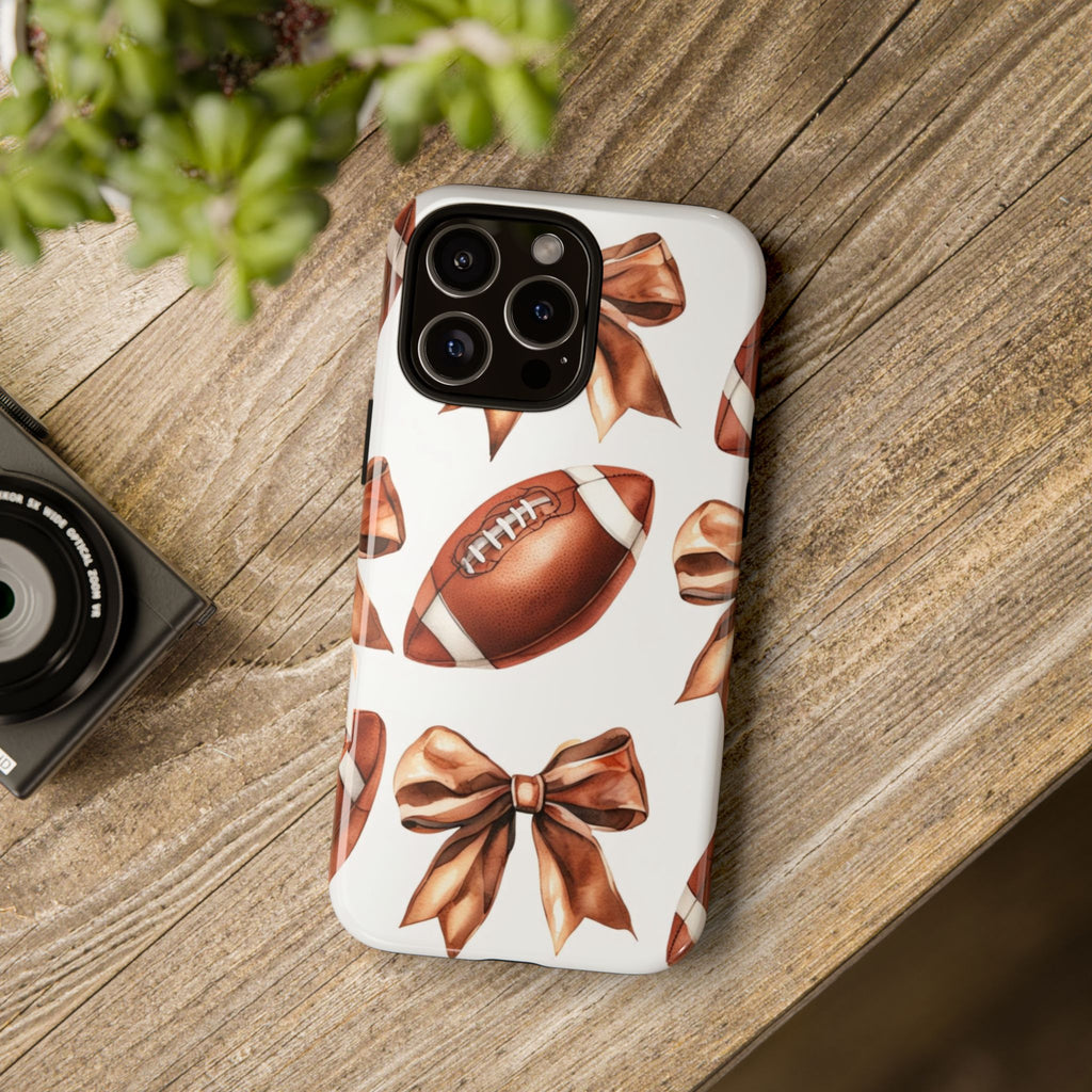 Football Bow Phone Case