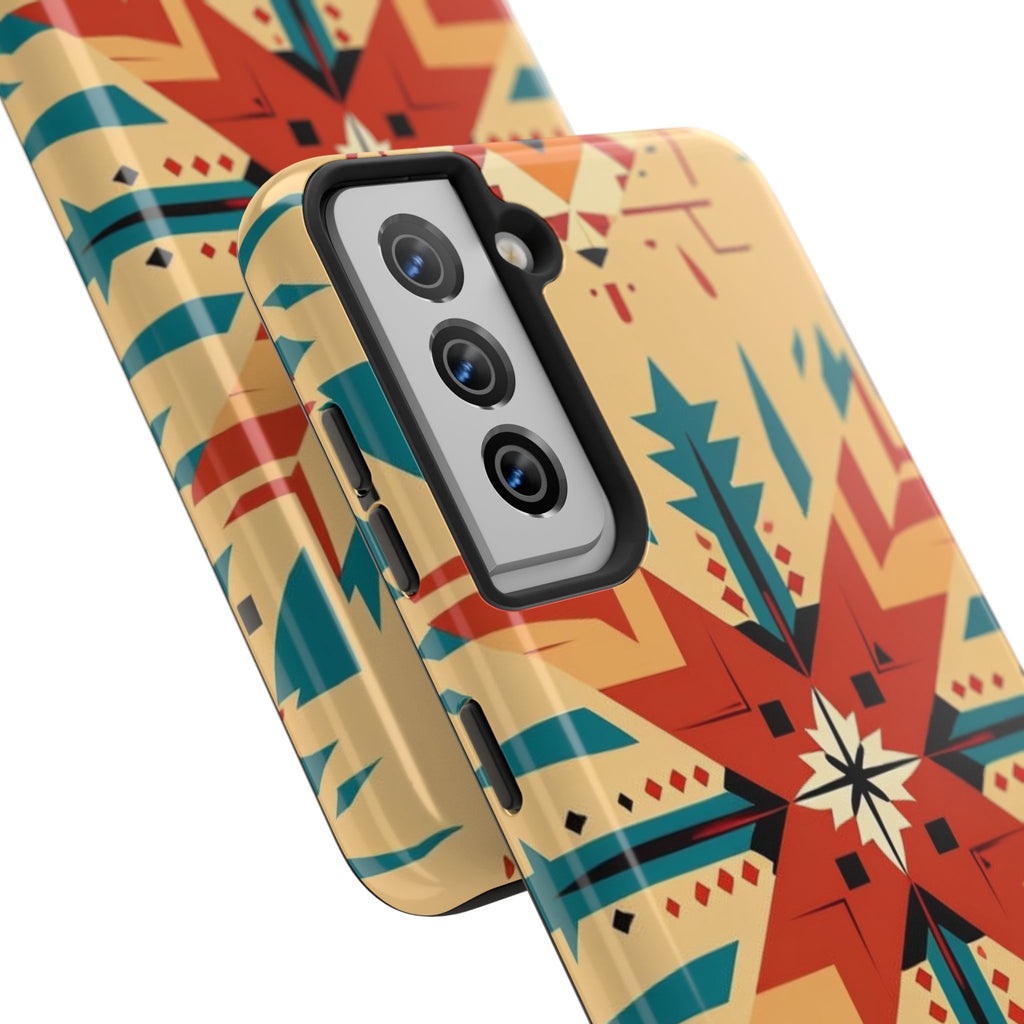 Southwestern Geometric Starburst Tough Phone Case