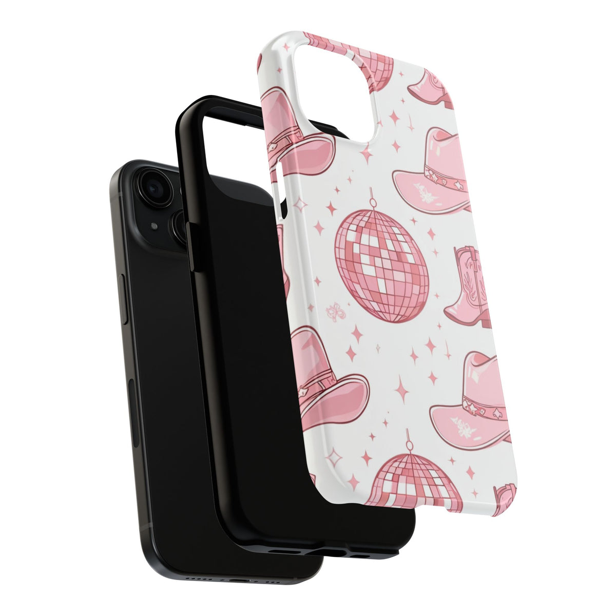 Pink Cowgirl Disco Phone Case