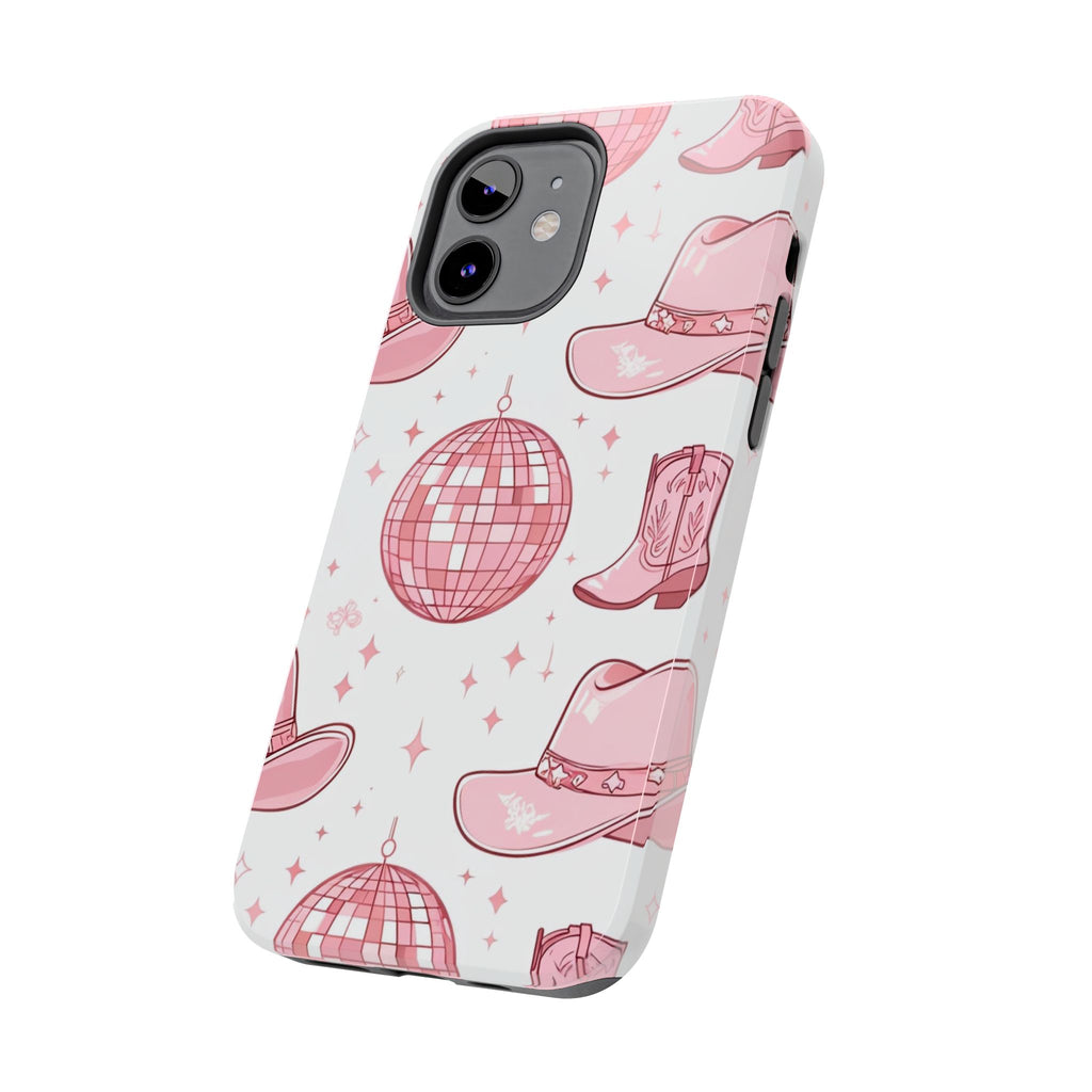 Pink Cowgirl Disco Phone Case