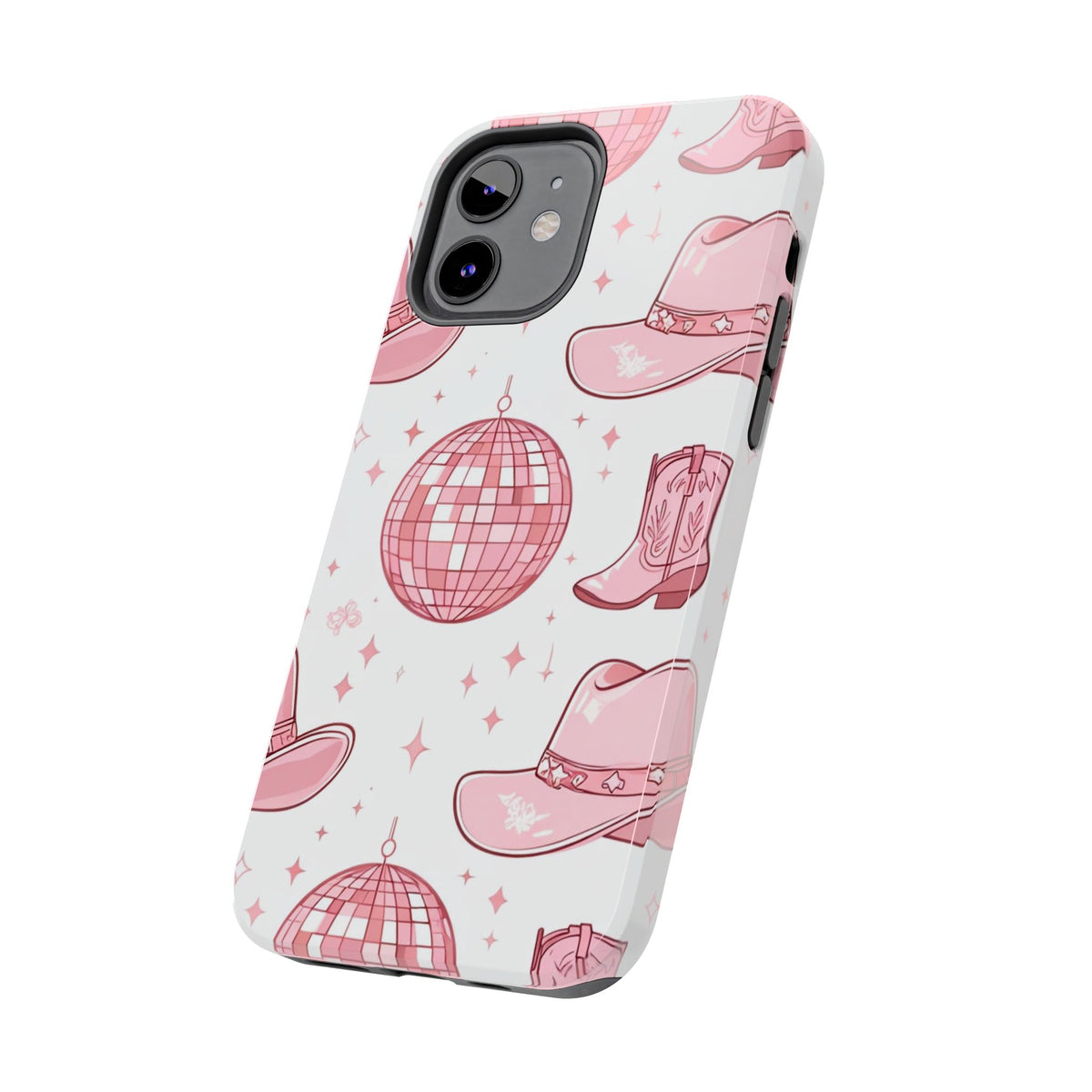 Pink Cowgirl Disco Phone Case