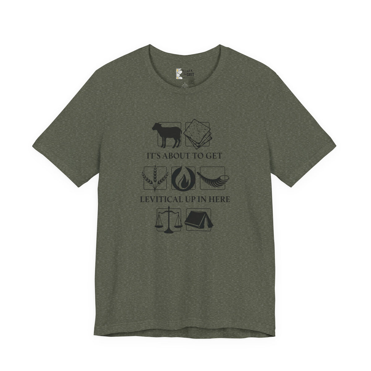 Levitical Up In Here T-Shirt — Funny Bible Symbols Tee