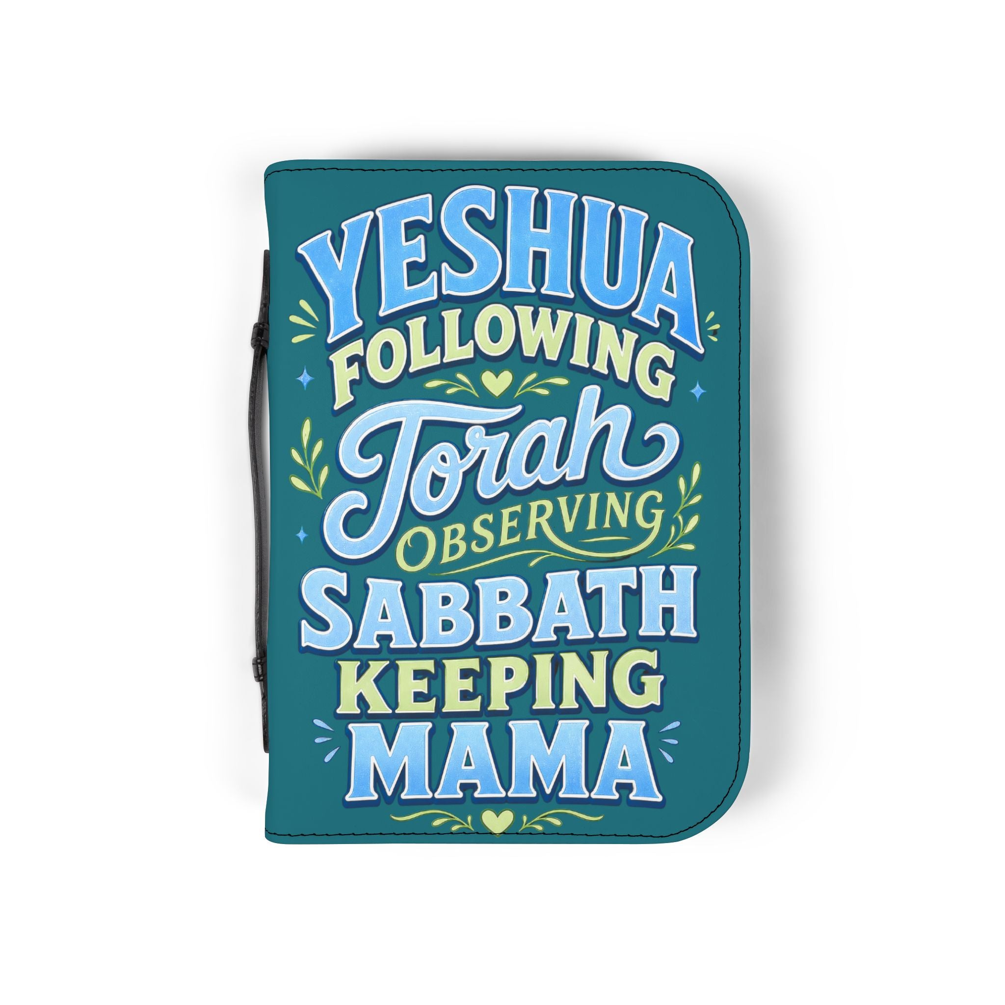 Bible Cover — "Yeshua Following Torah Observing Sabbath Keeping Mama" Zippered Bible Case