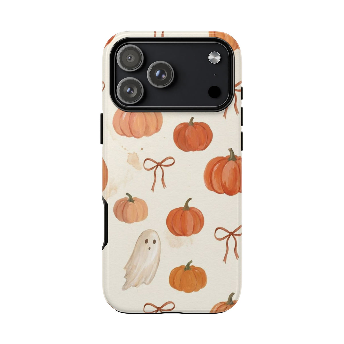 Autumn Pumpkin Ghost Tough Phone Case